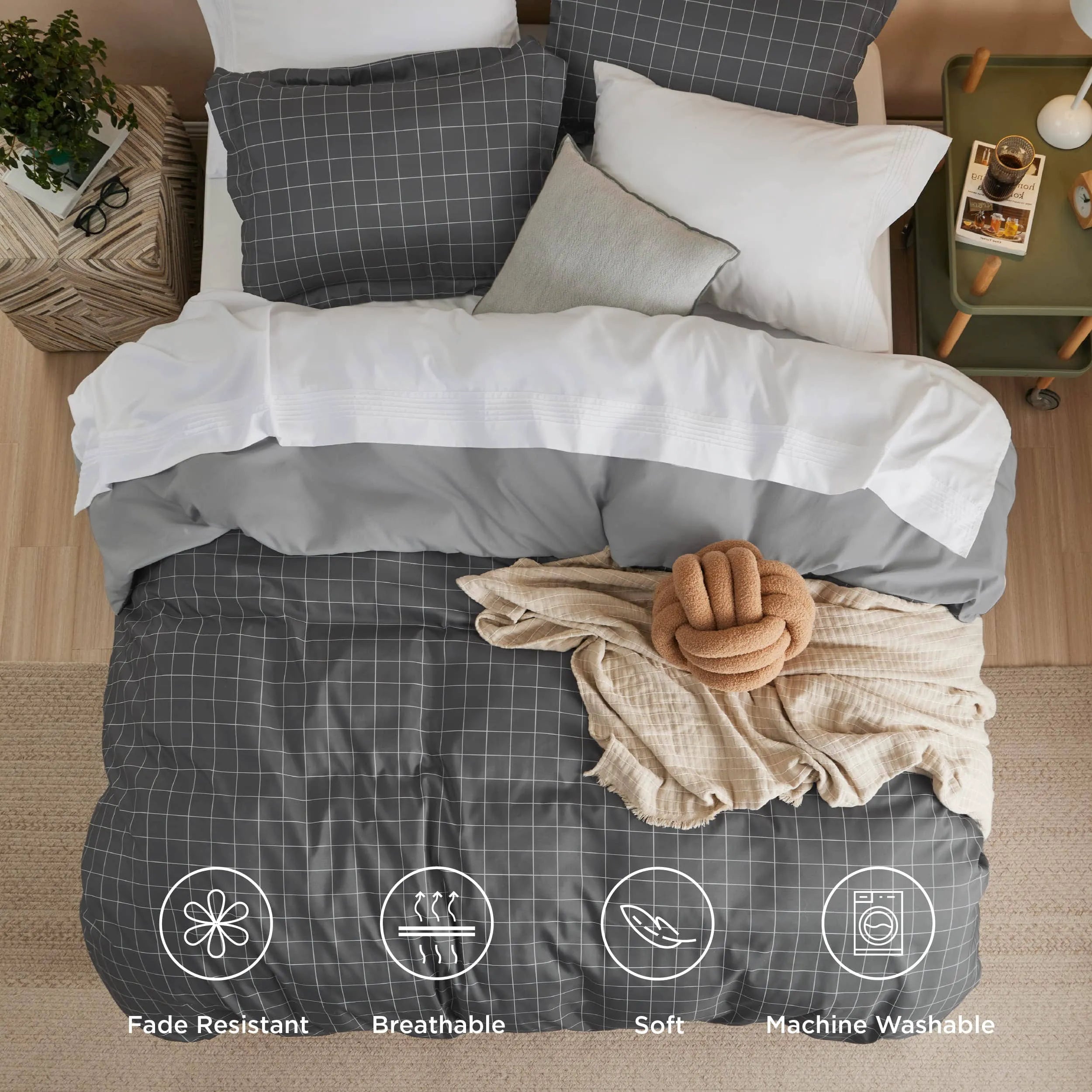 Microfiber Duvet Cover Set