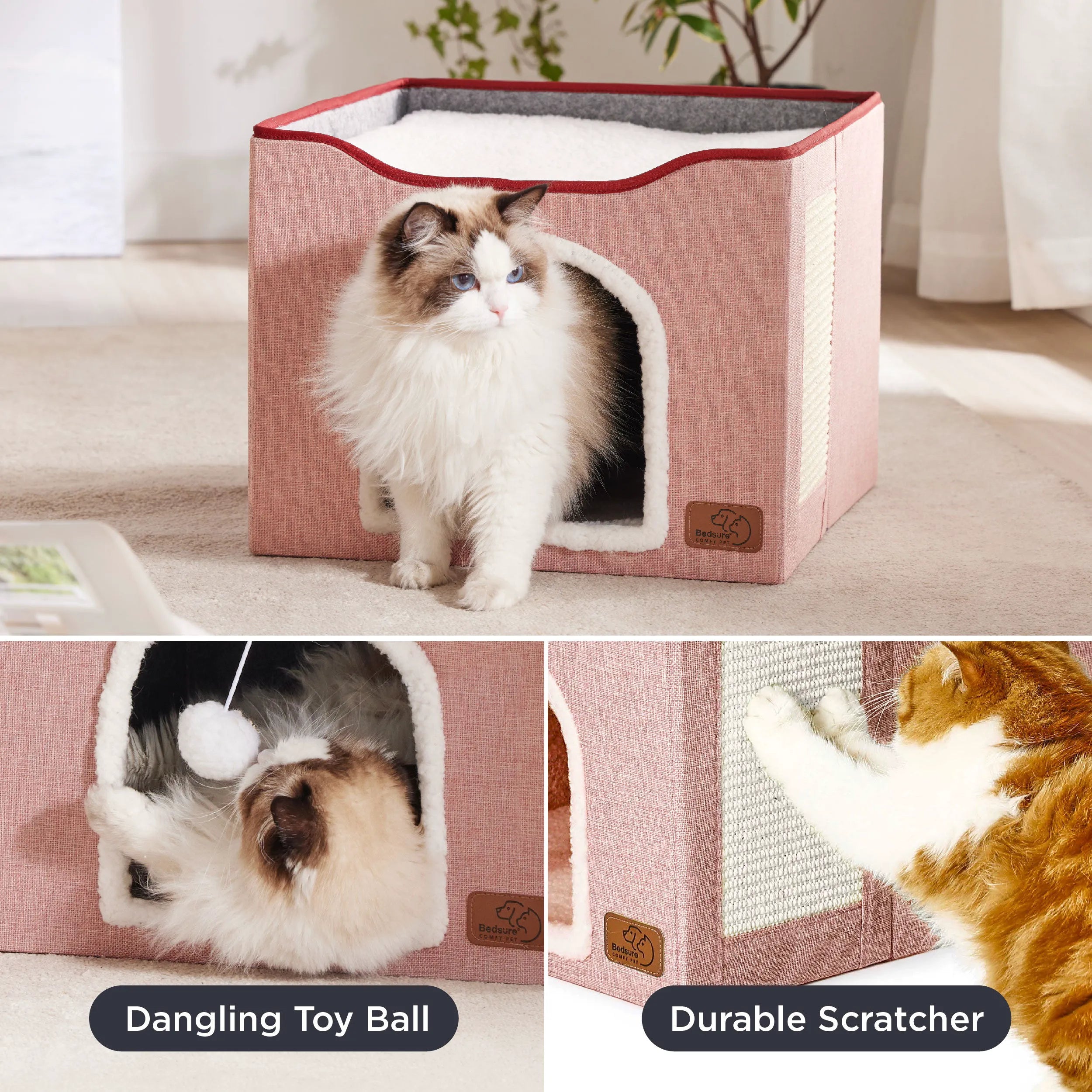 Indoor Cat Bed and House for Pets