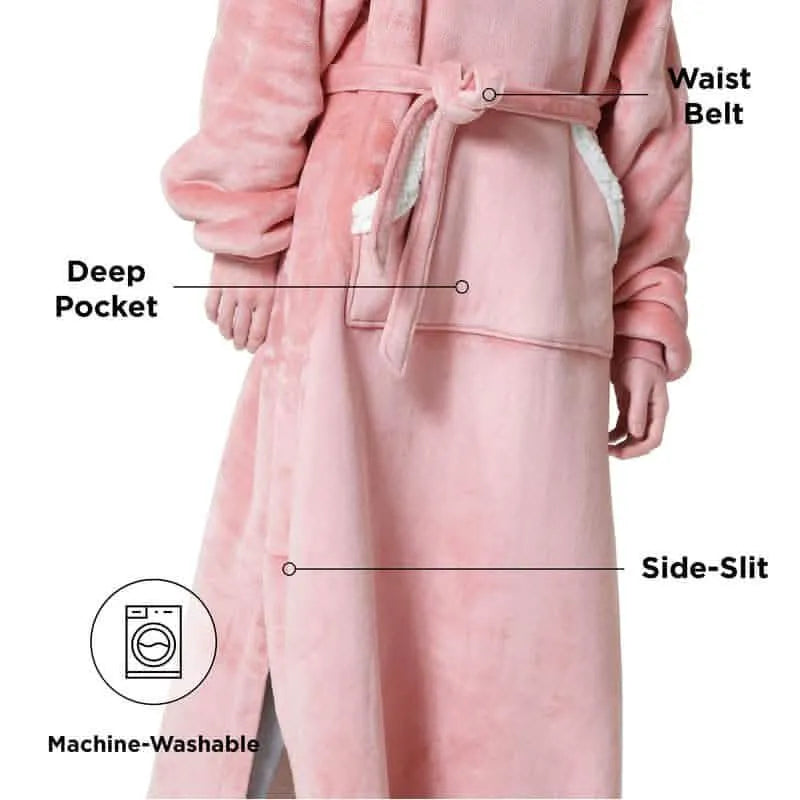 Sherpa Fleece Blanket Hoodie