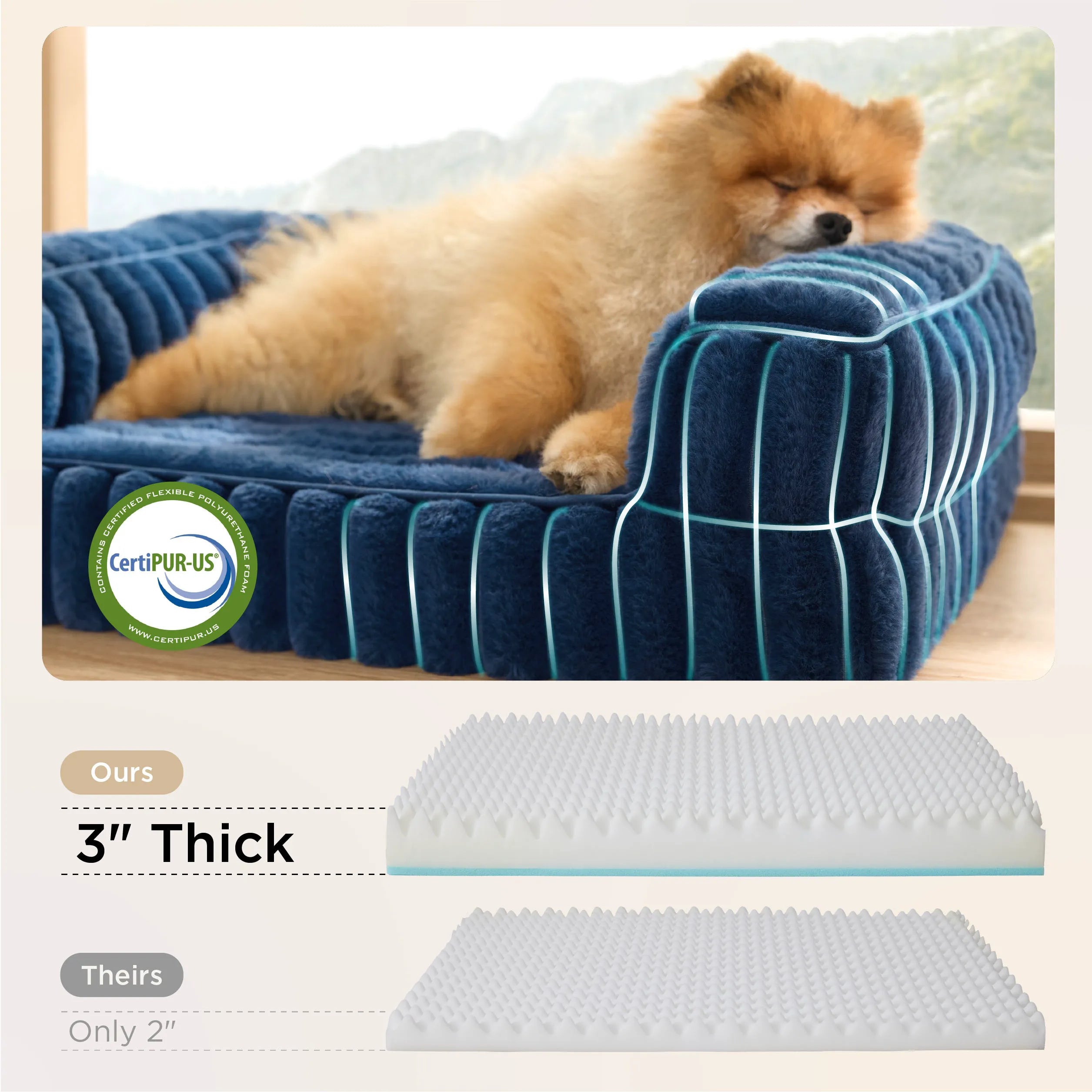 ComfyFleece™ Pet Sofa
