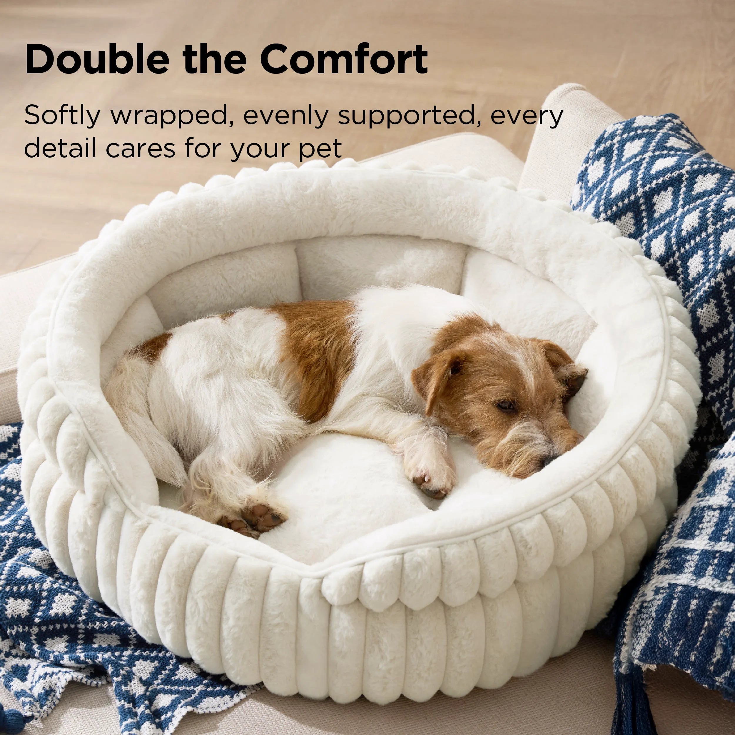 ComfyFleece™ Dual-Layer Cat Bed