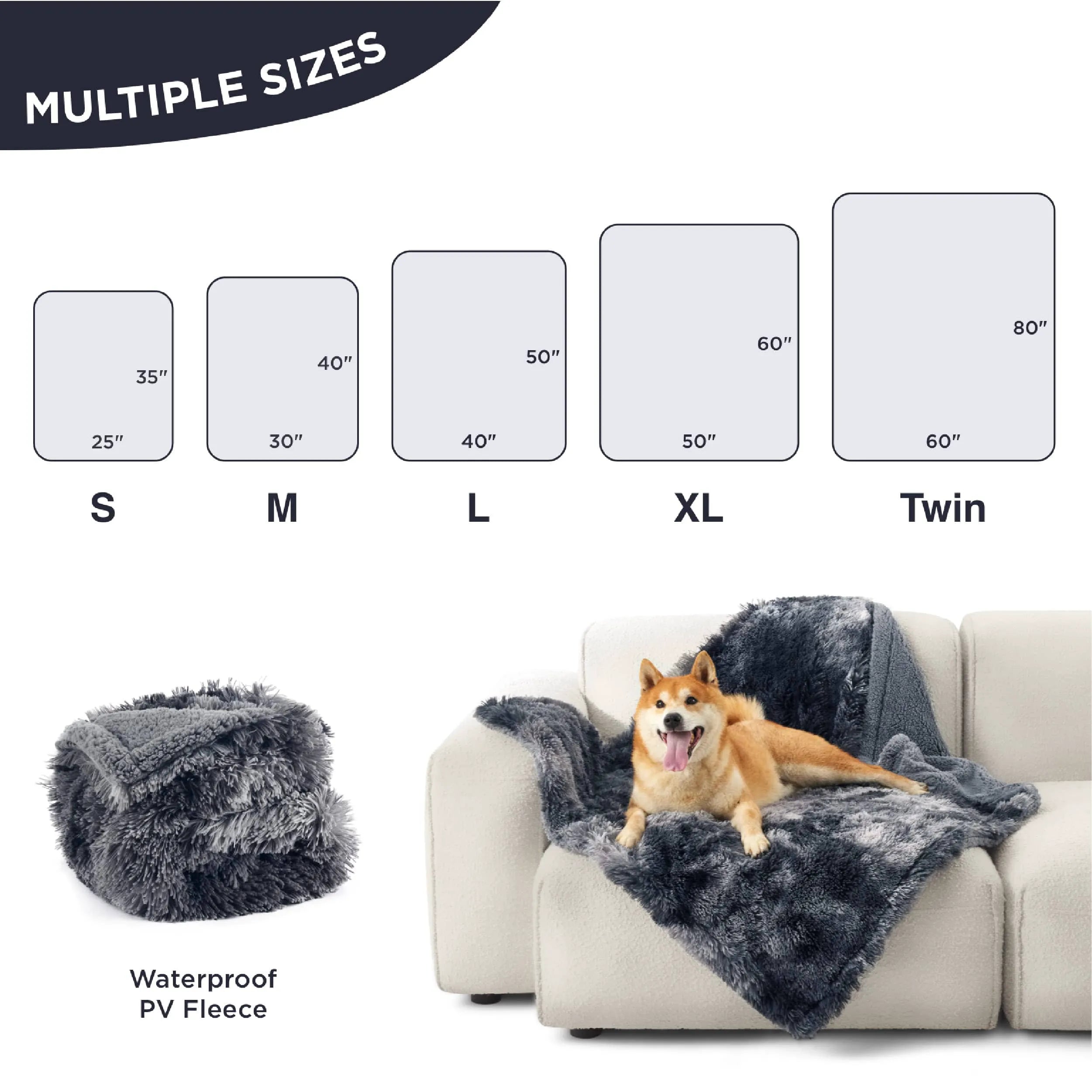Tie-Dye Waterproof Pet Blanket