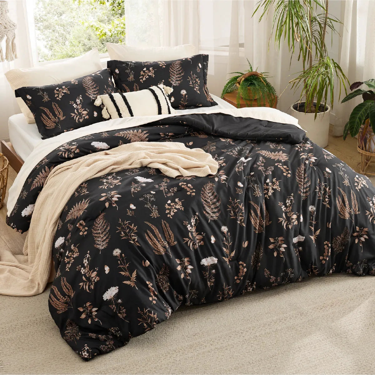 Vintage Botanical Comforter Set