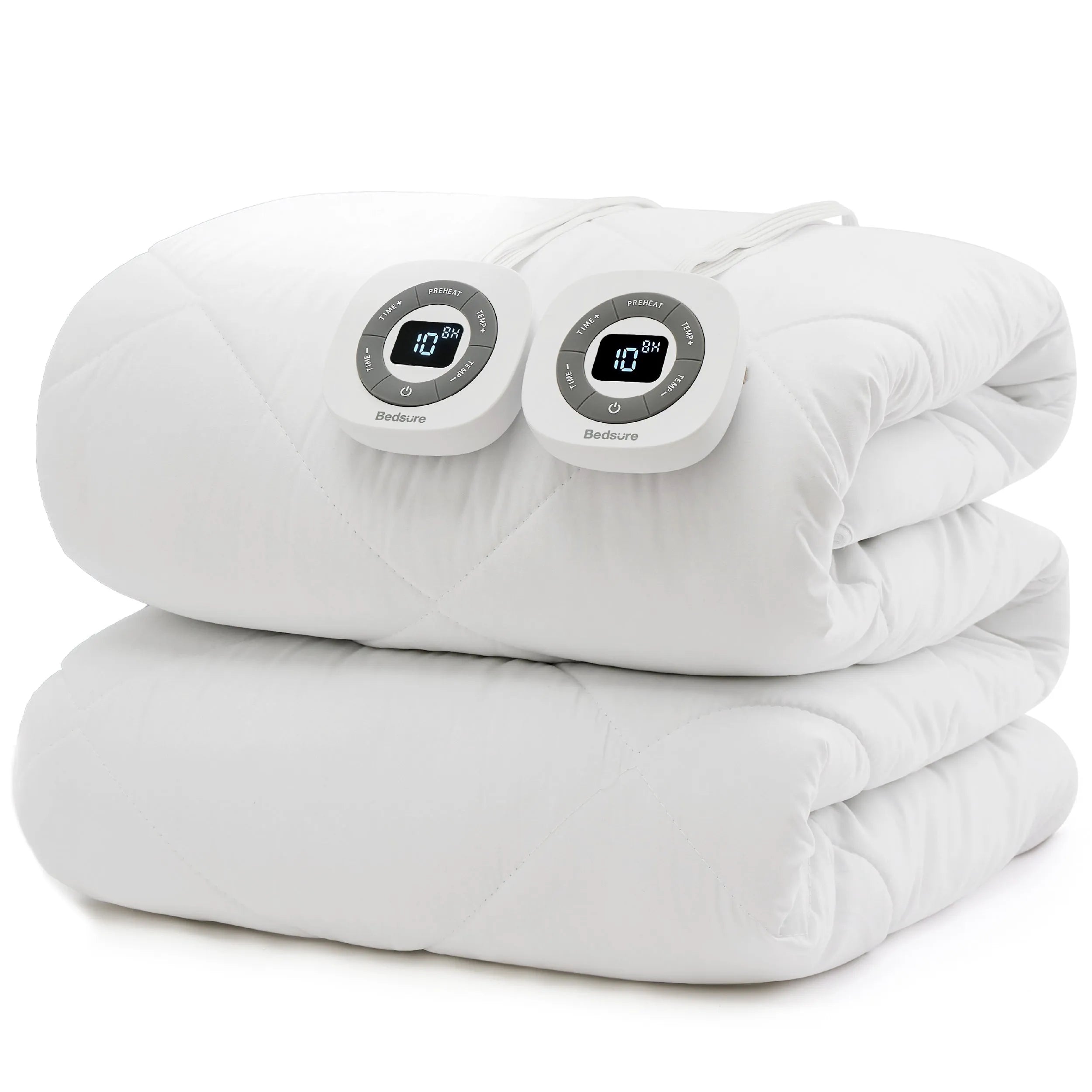 Coral Fleece Heated Mattress Pad