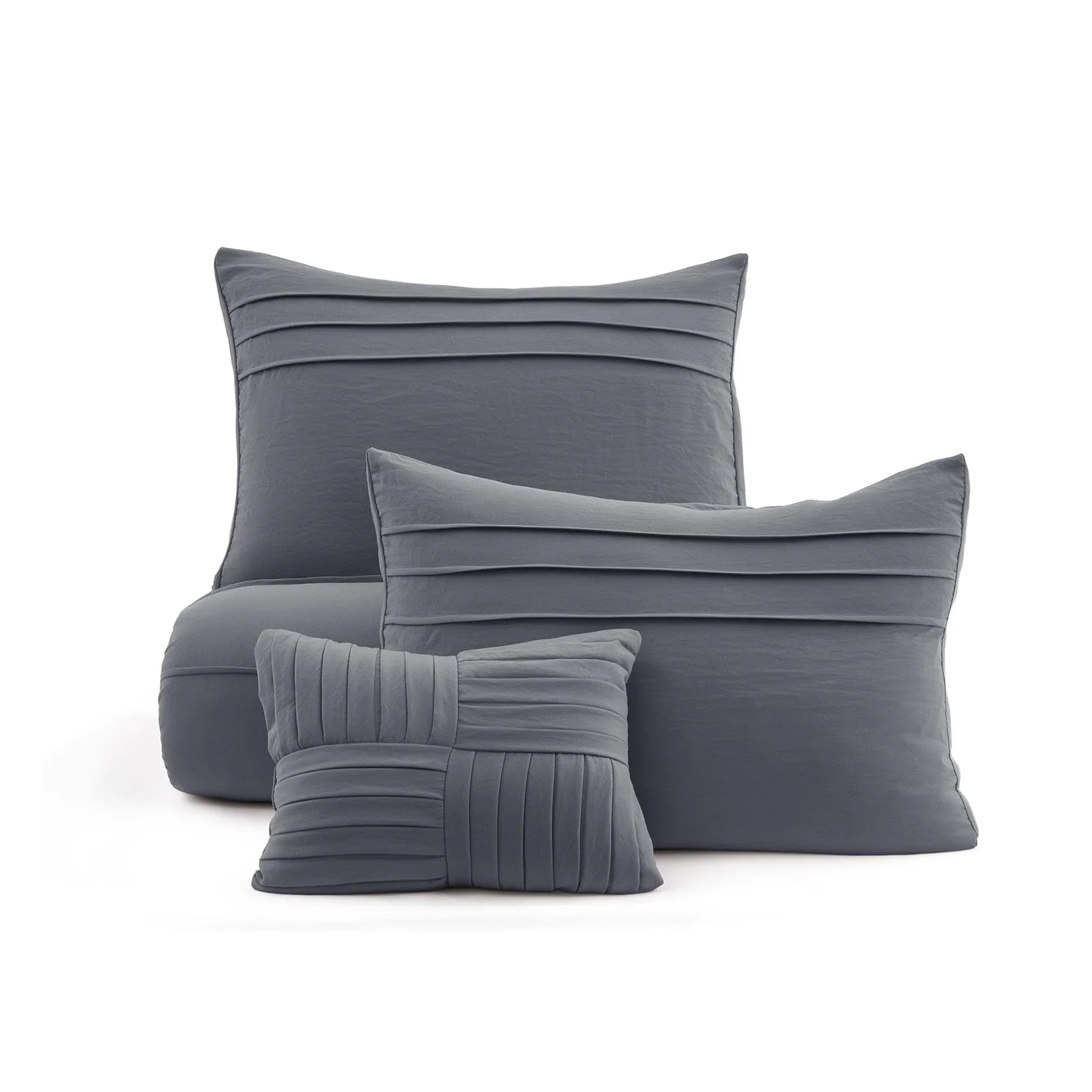 Pinch Pleat Comforter Set