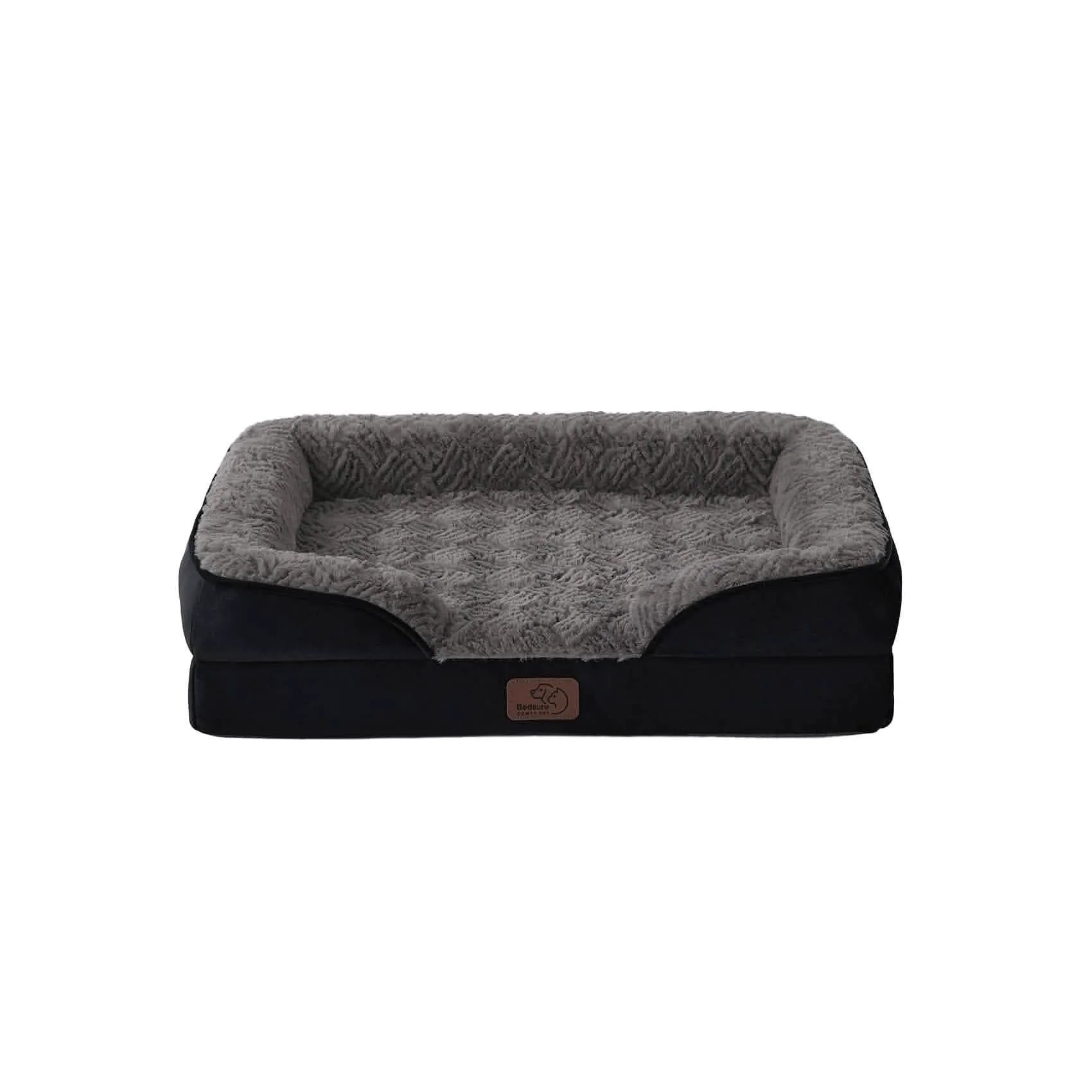 Orthopedic Plush Flannel Dog Couch