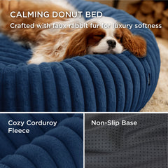 ComfyFleece™ Donut Dog Bed