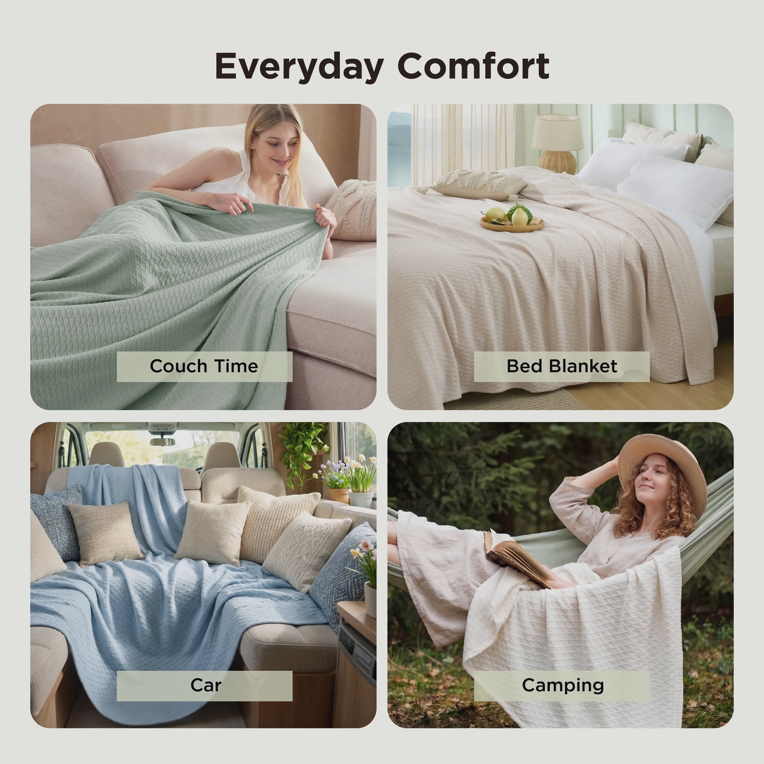 Diamond Textured Cooling Blanket