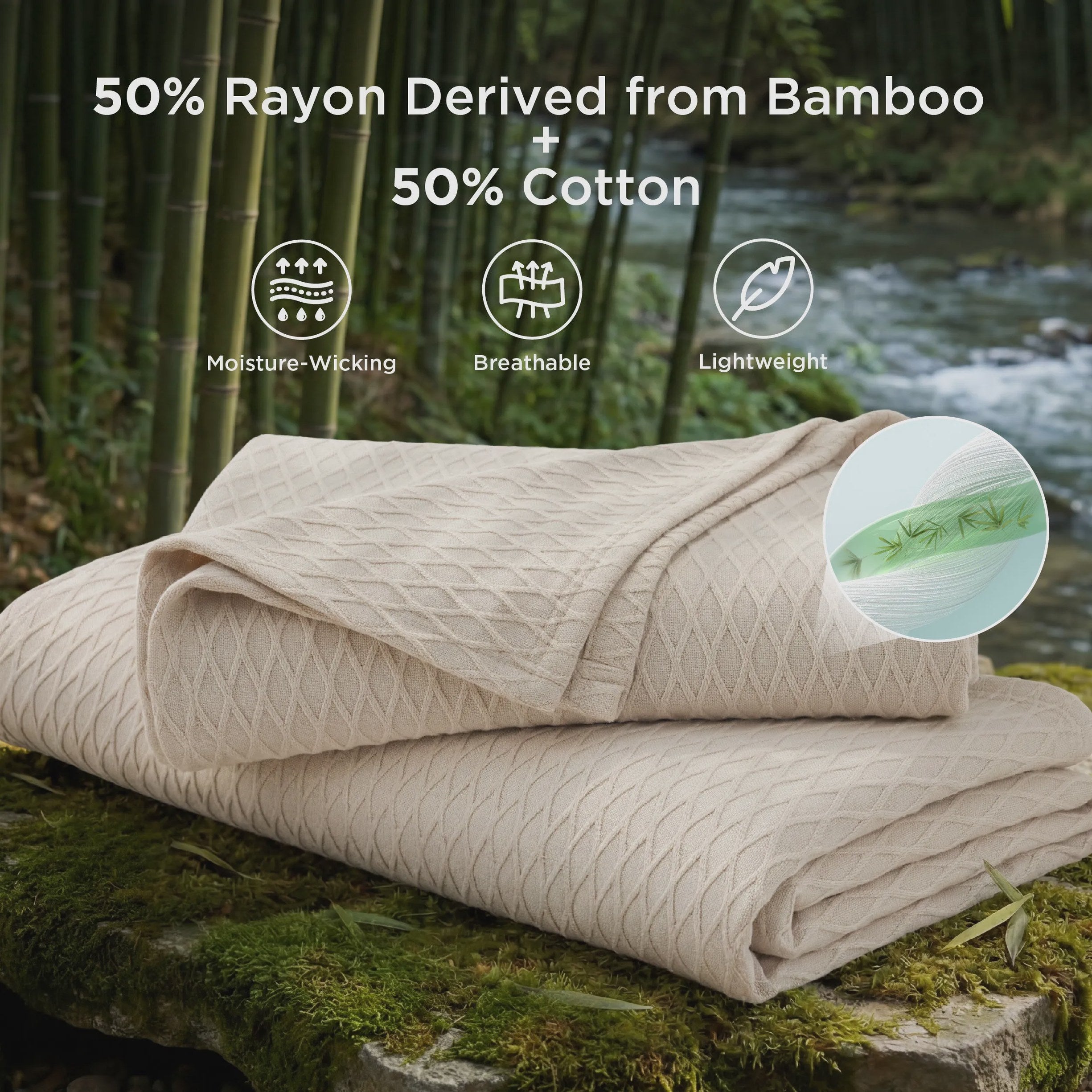 Diamond Textured Cooling Blanket