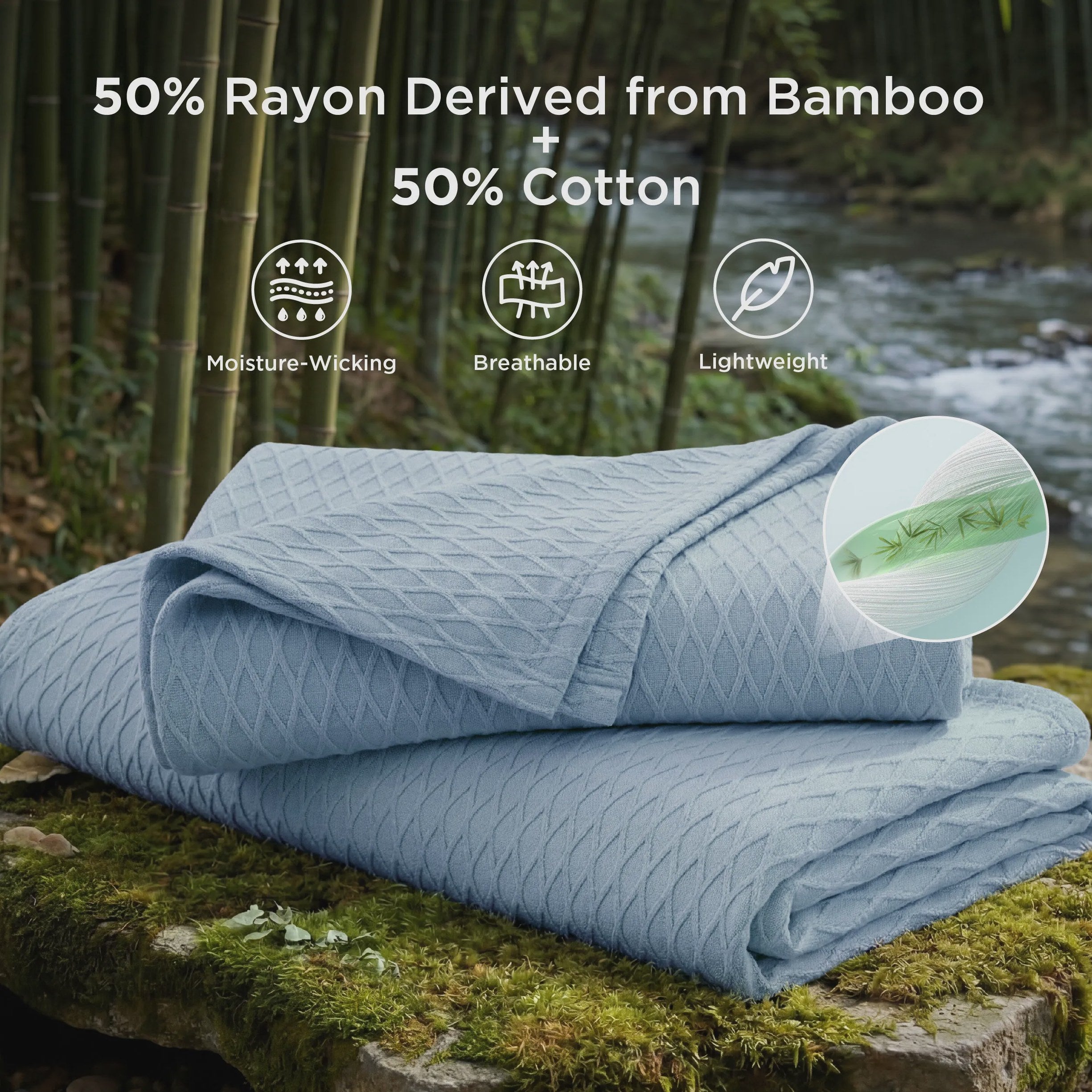 Diamond Textured Cooling Blanket