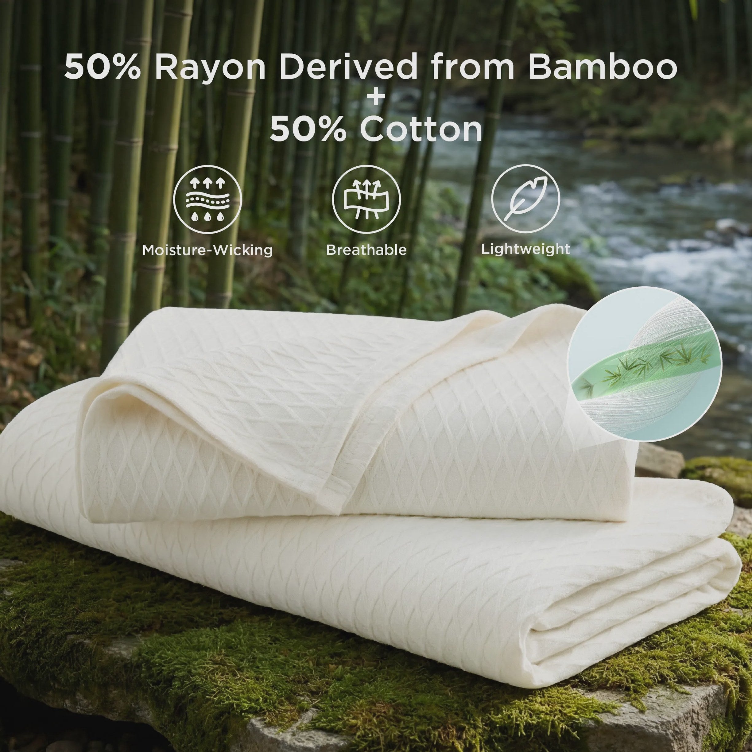 Diamond Textured Cooling Blanket