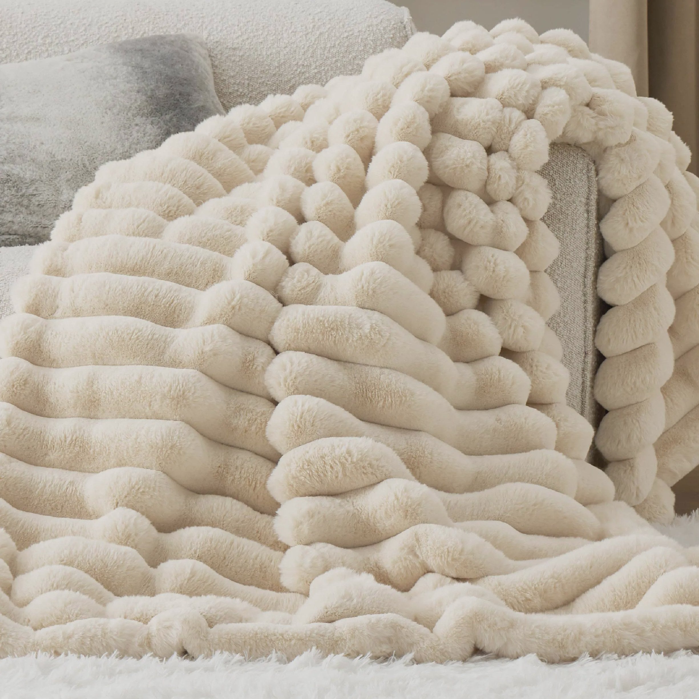 Plush Stripe Blanket