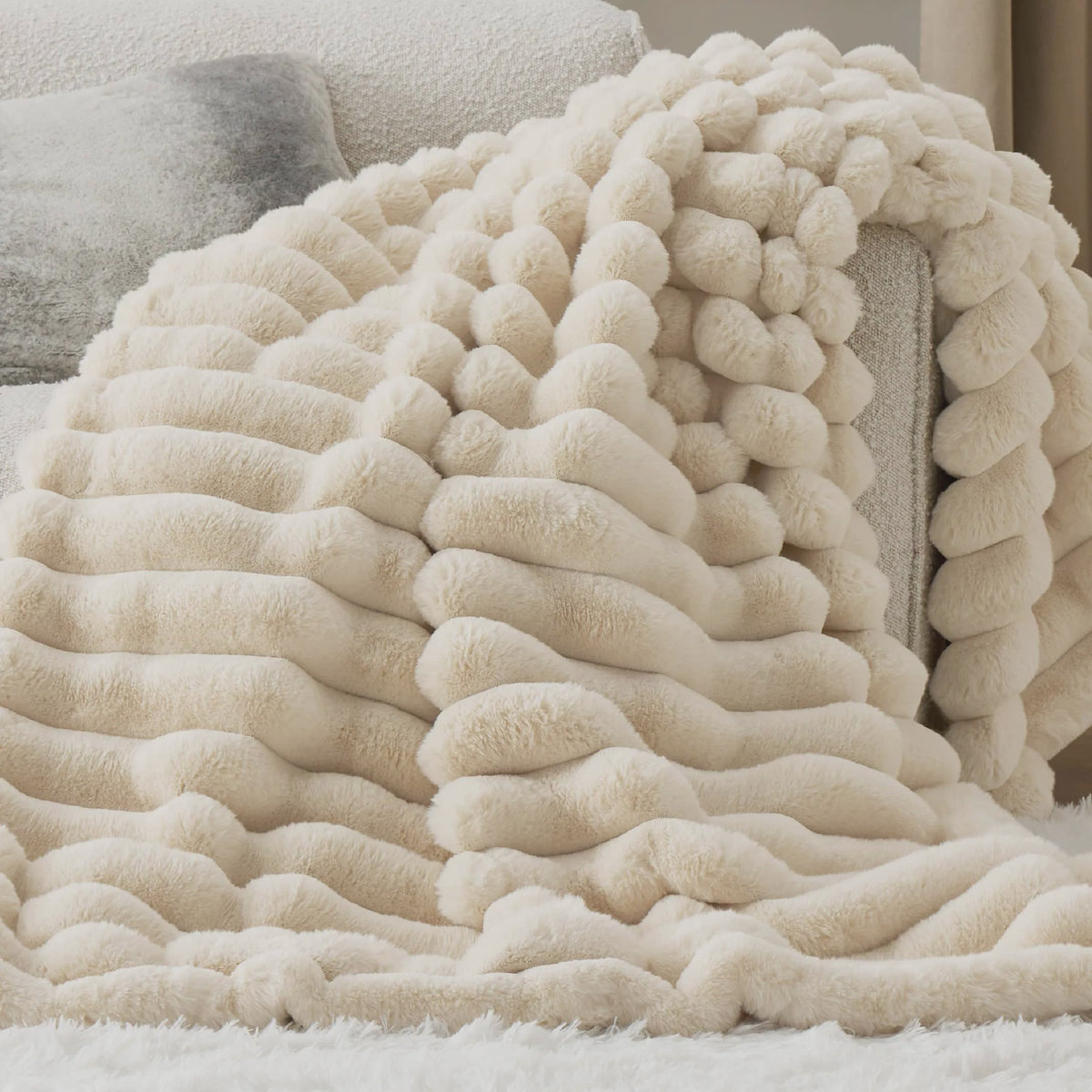 Plush Stripe Blanket