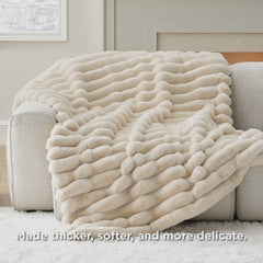 Plush Stripe Blanket