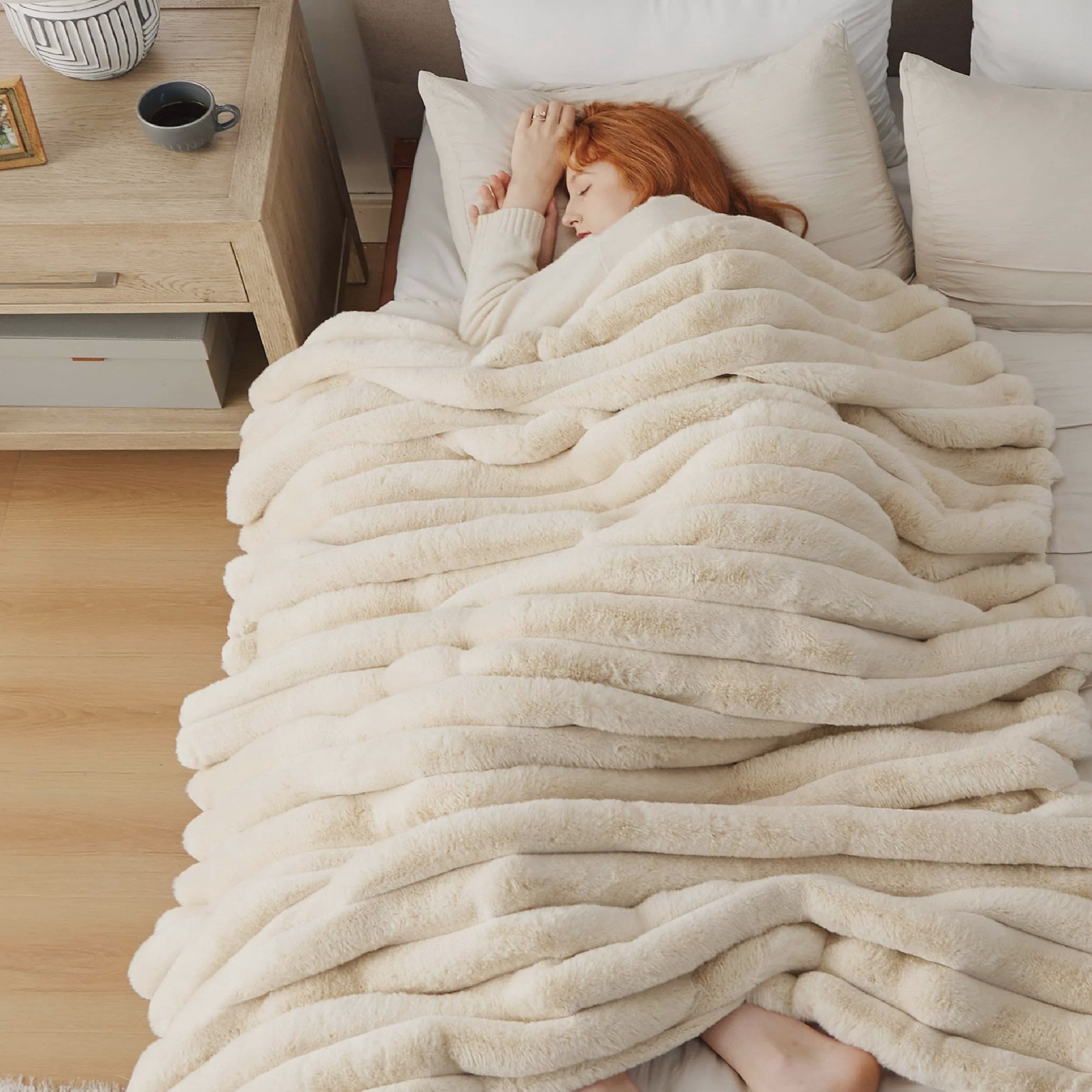 Plush Stripe Blanket