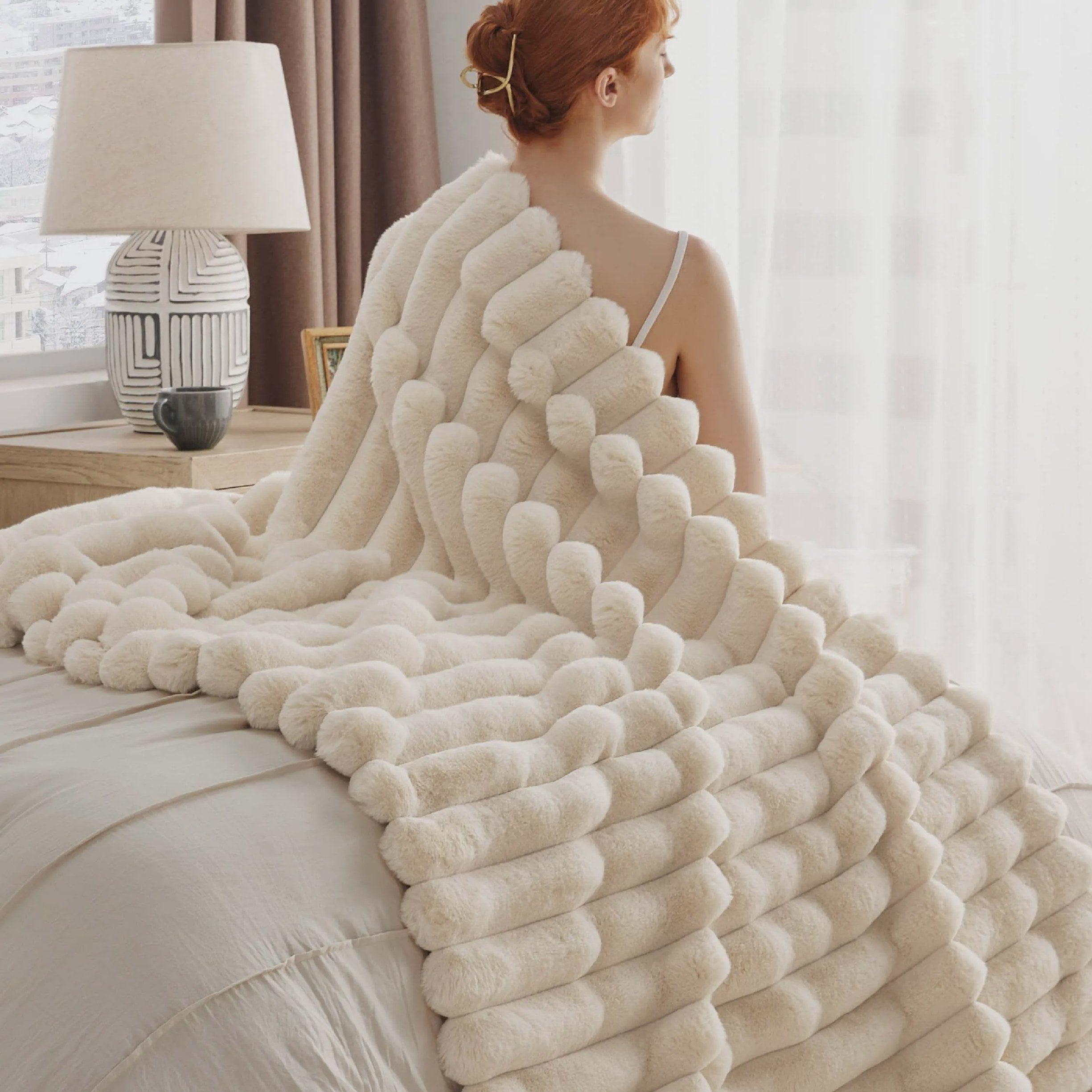 Plush Stripe Blanket