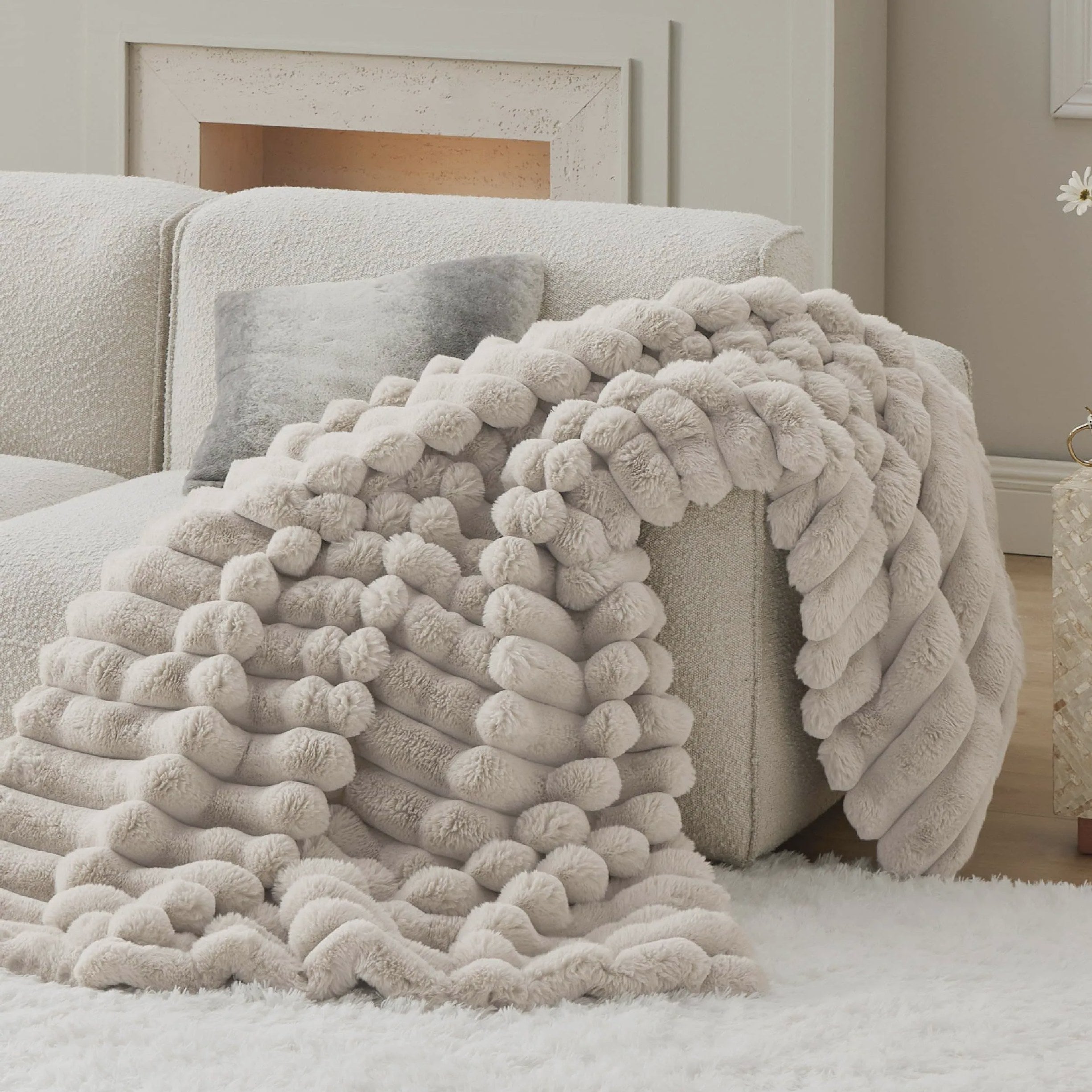 Plush Stripe Blanket