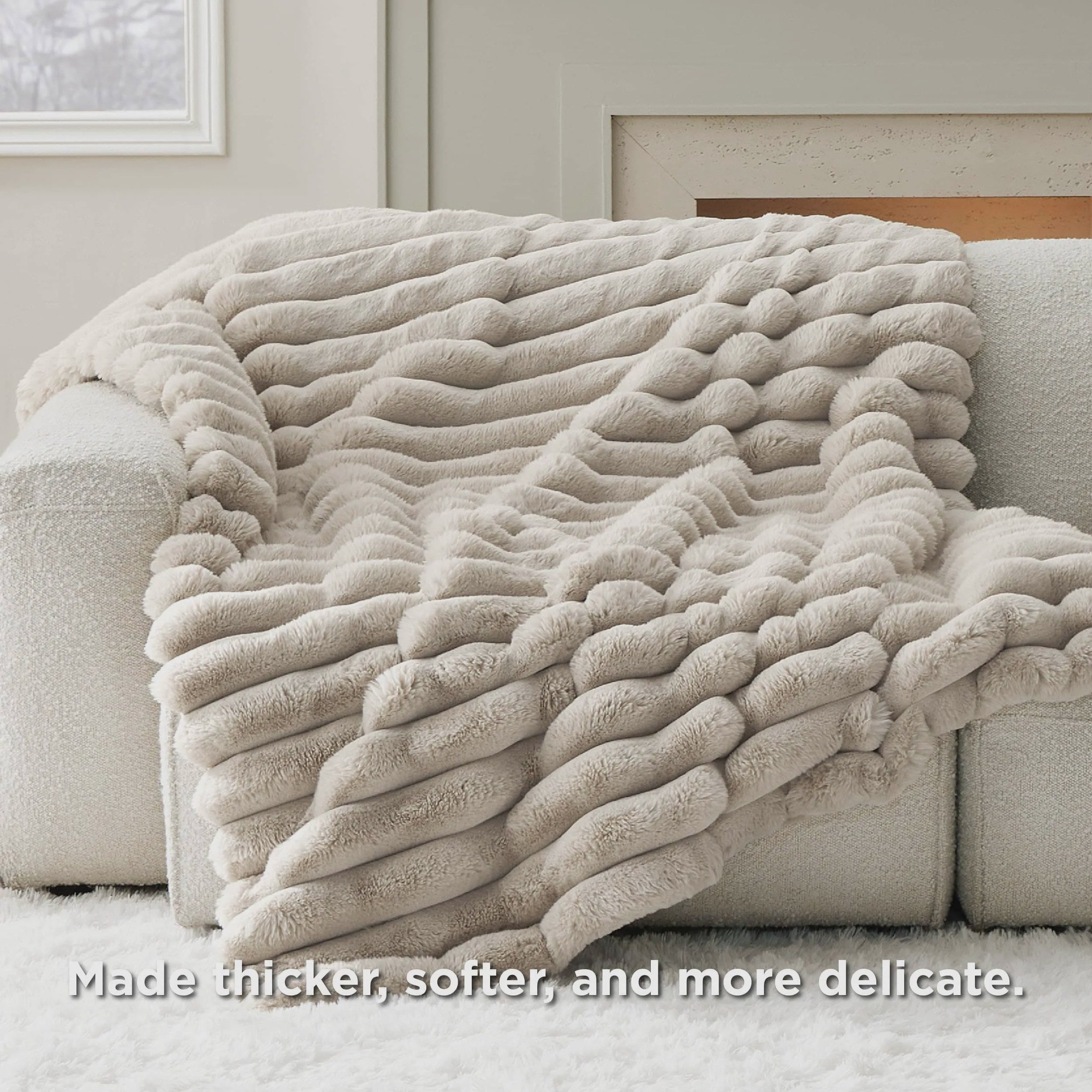 Plush Stripe Blanket