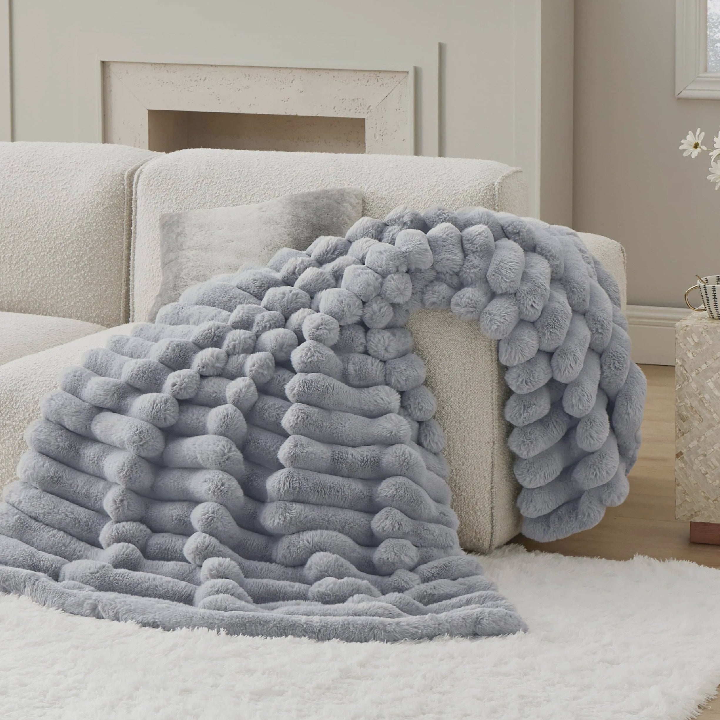 Plush Stripe Blanket