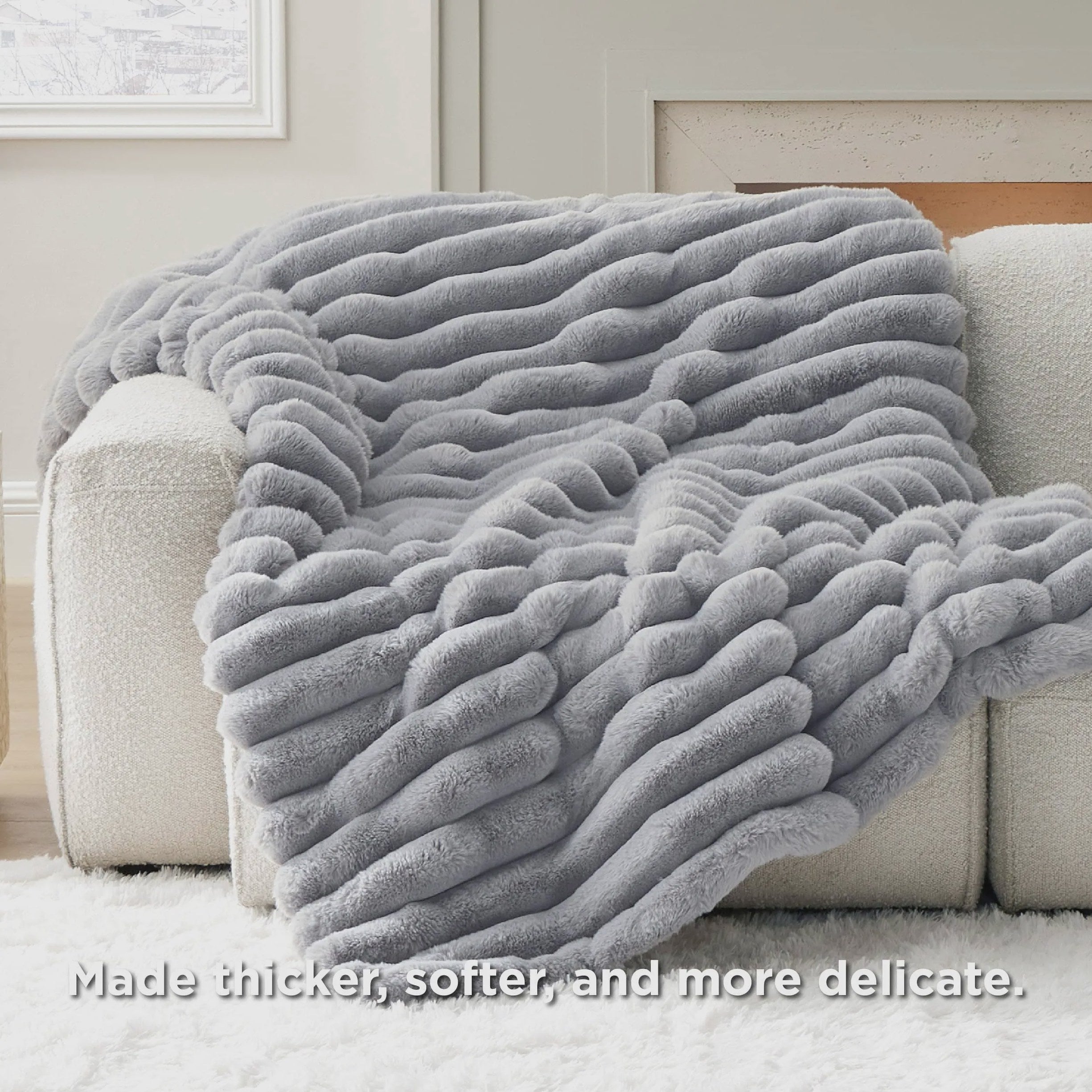 Plush Stripe Blanket