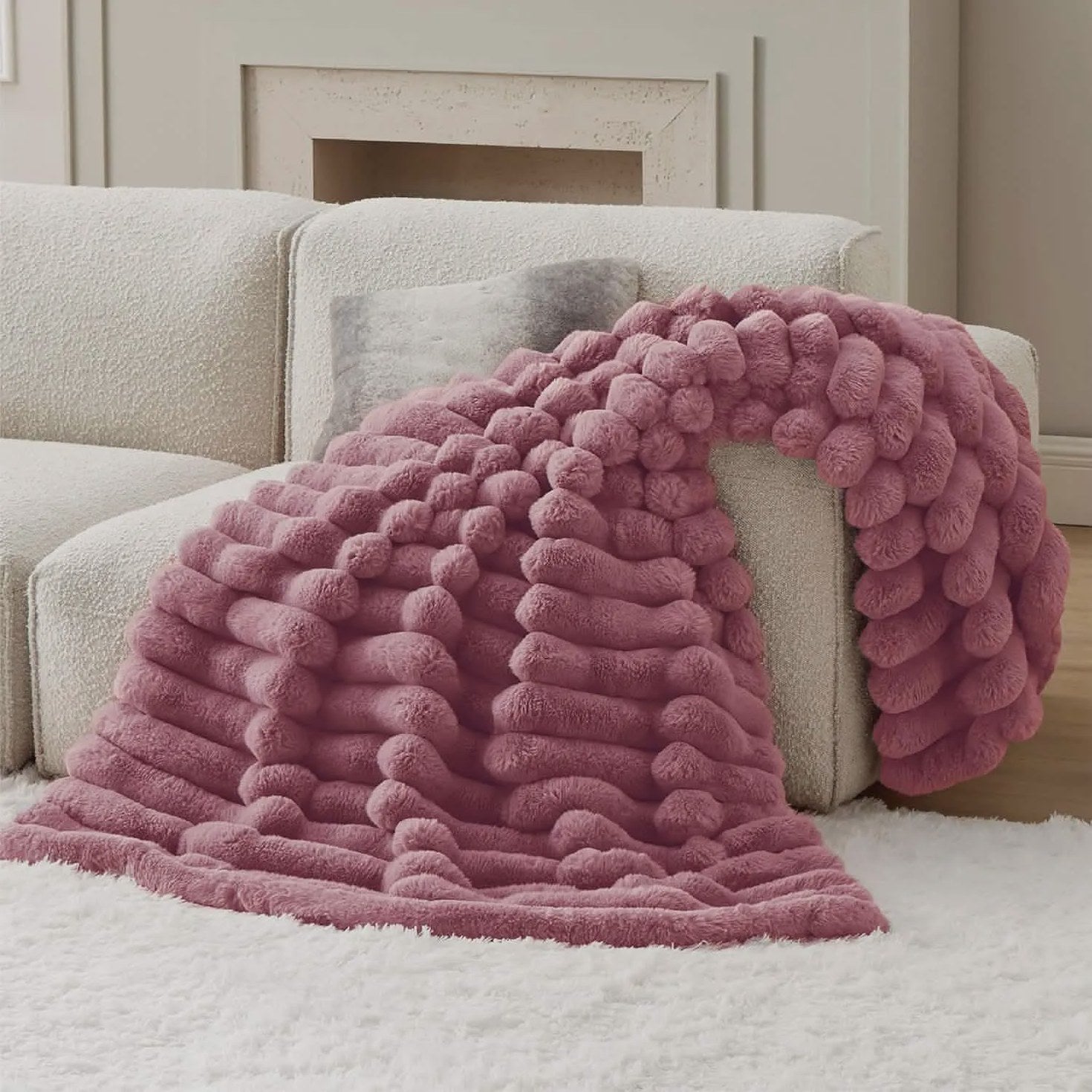 Plush Stripe Blanket
