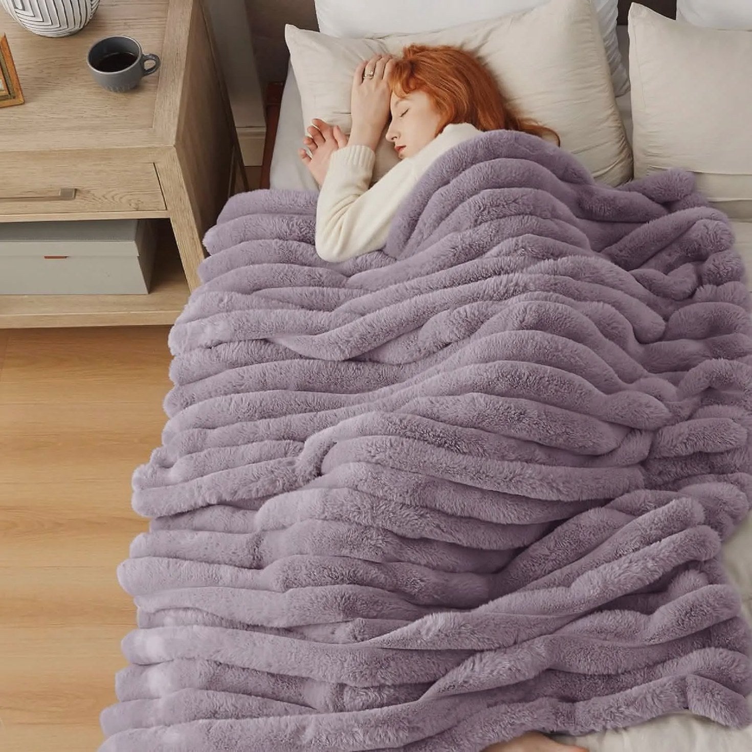 Plush Stripe Blanket