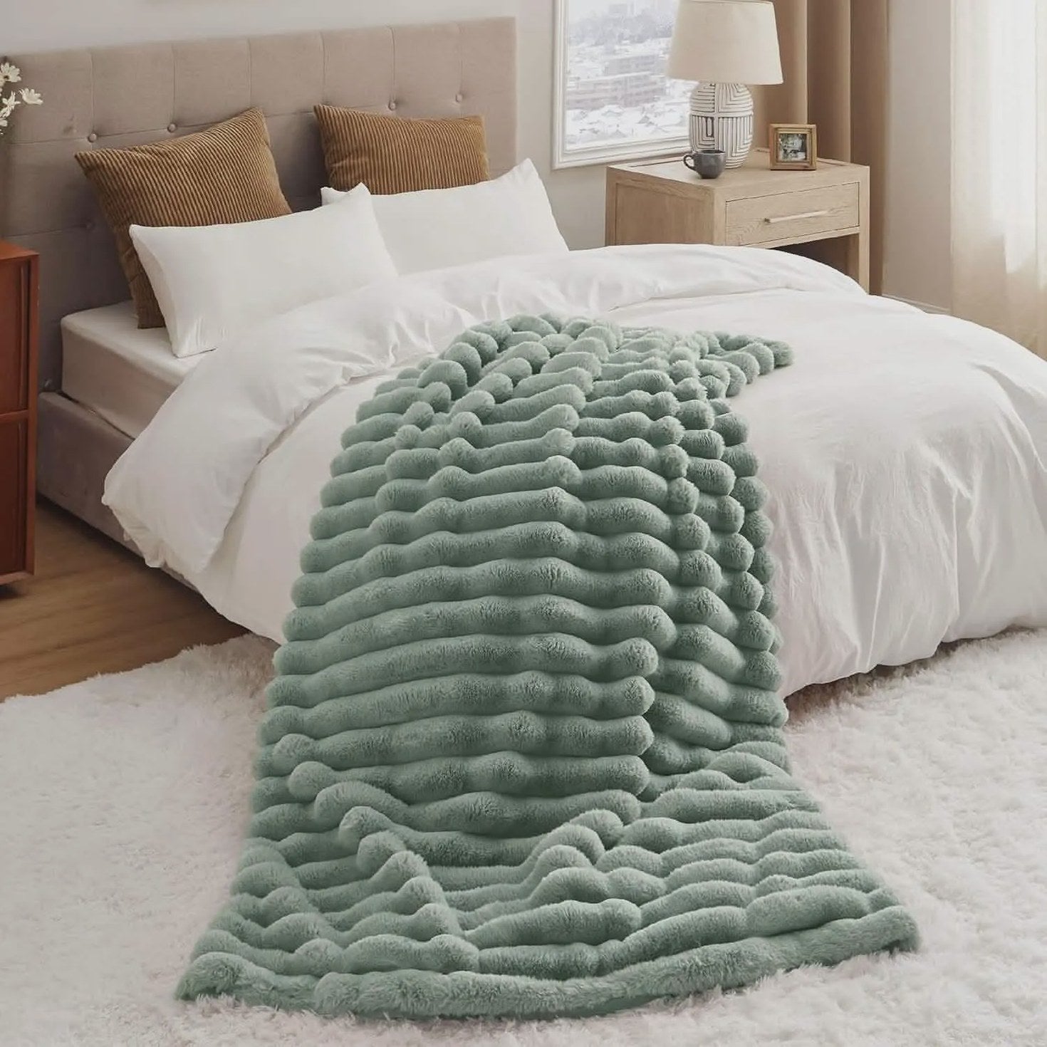 Plush Stripe Blanket