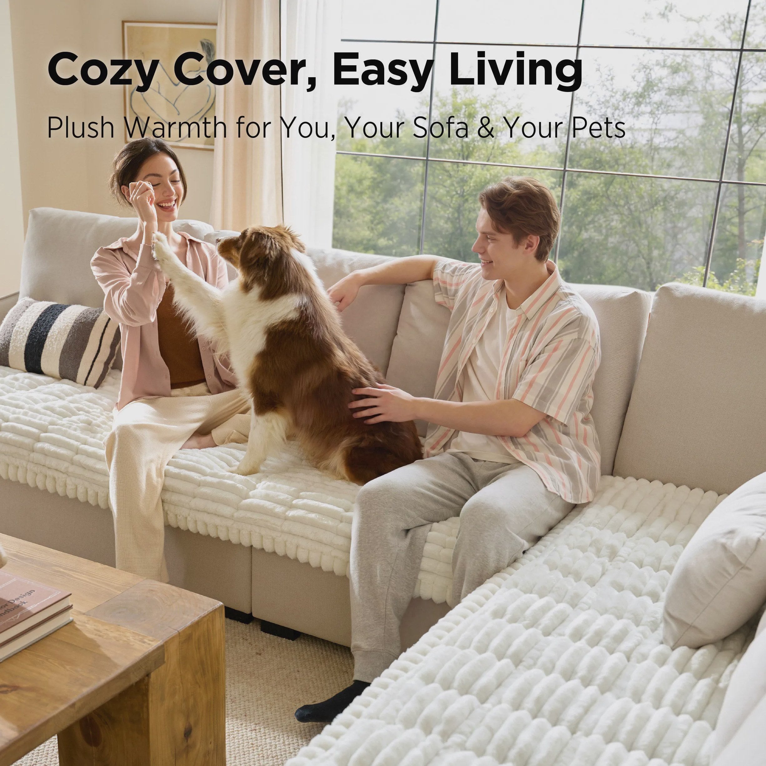 ComfyFleece™ Pet Sofa Cover