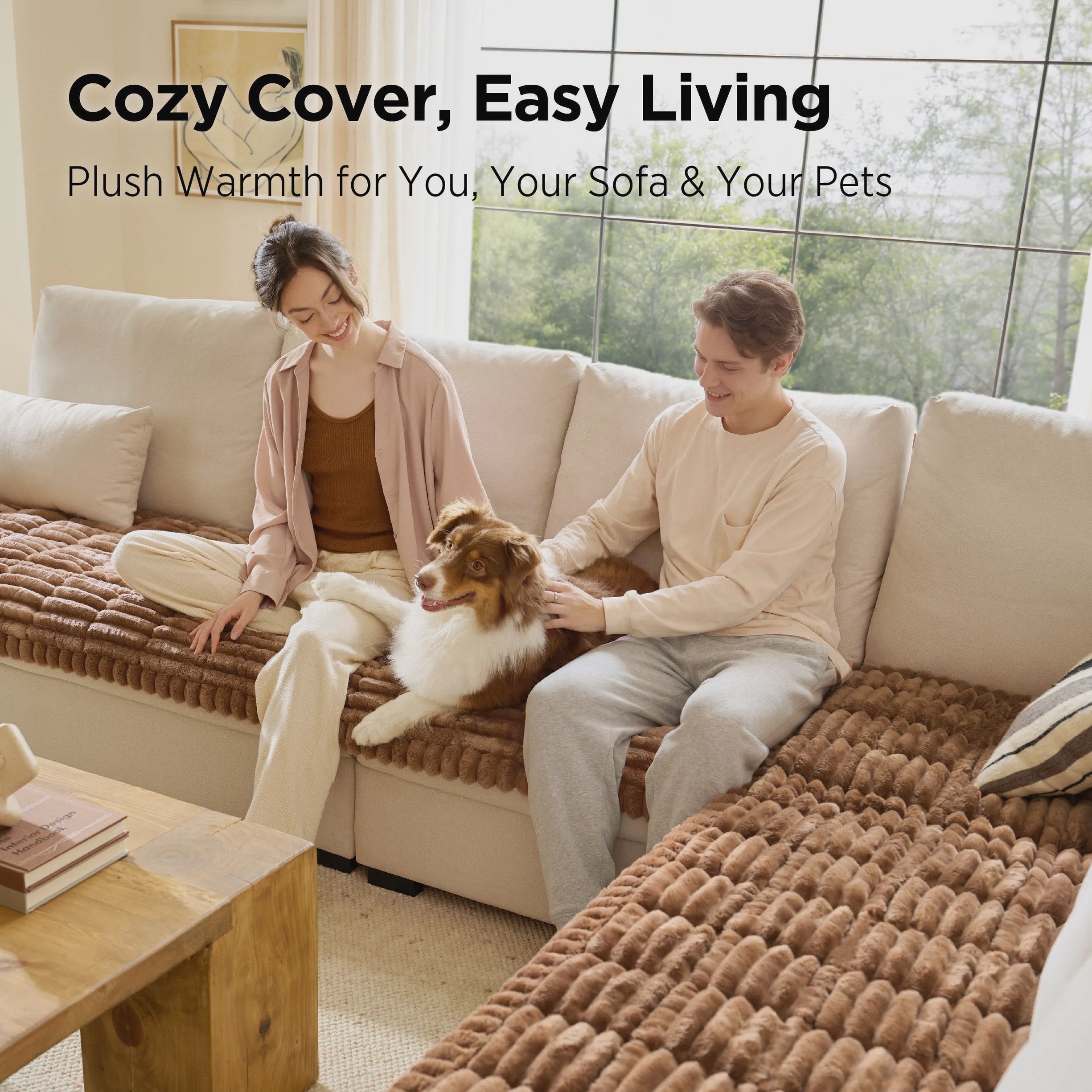 ComfyFleece™ Pet Sofa Cover