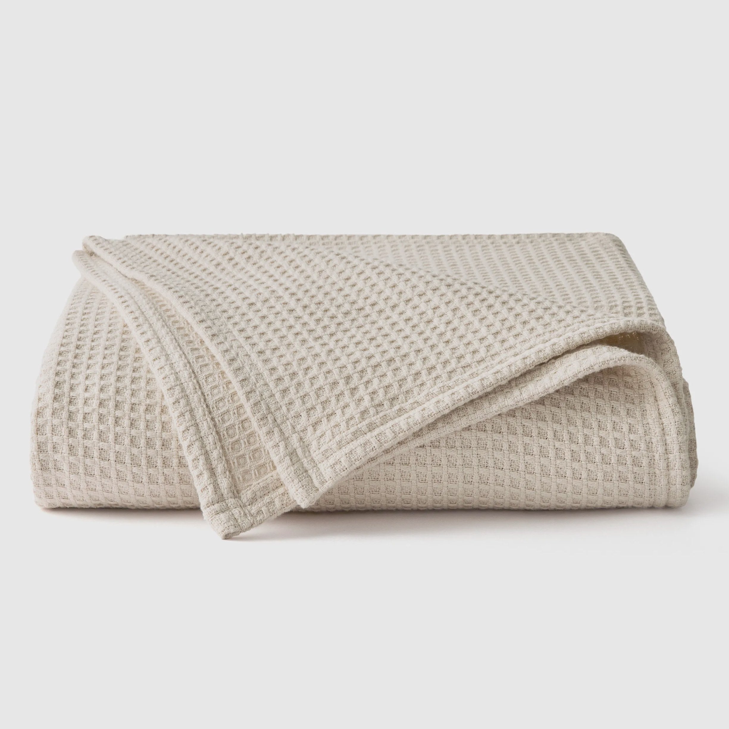 Pure Cotton Basket Weave Blanket