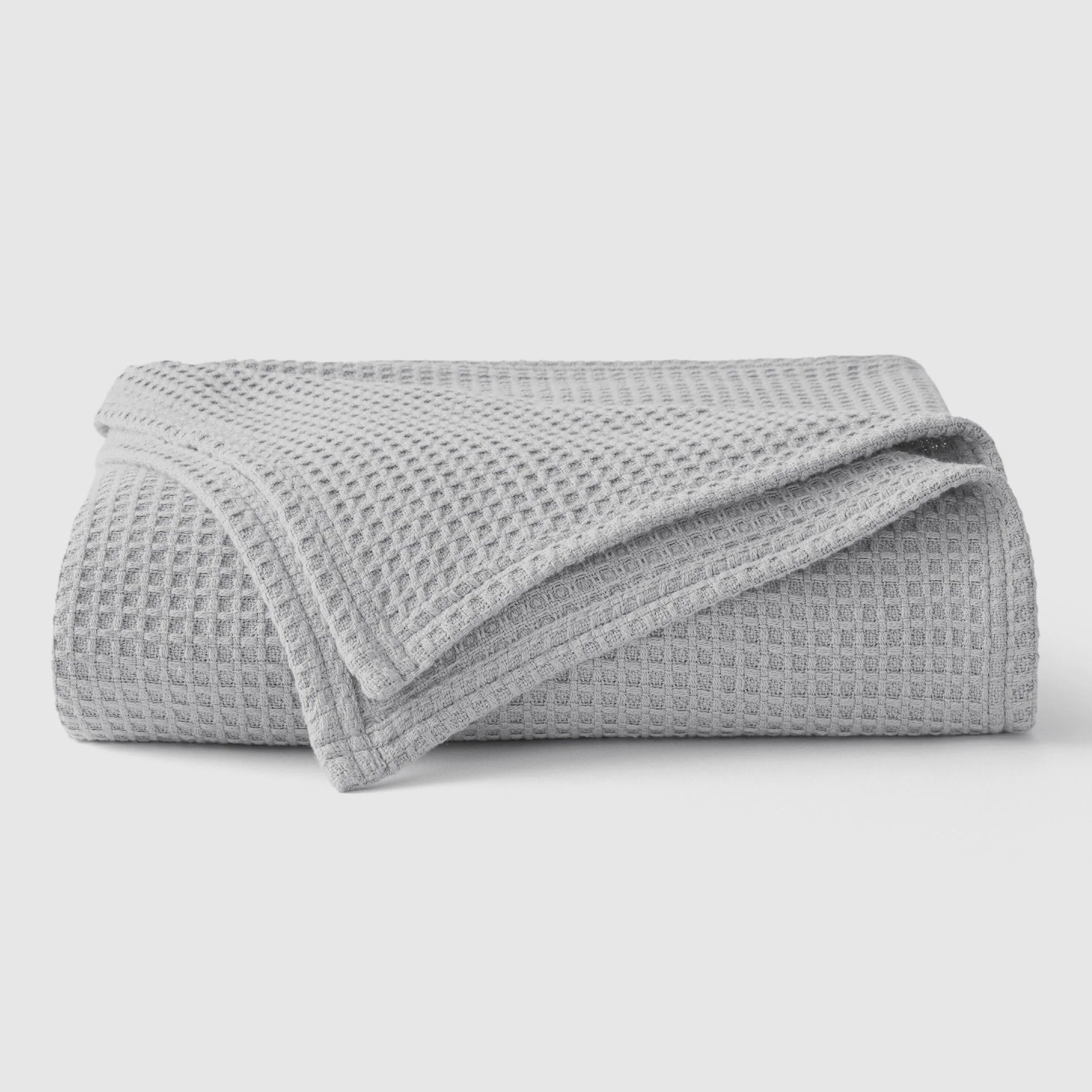 Pure Cotton Basket Weave Blanket