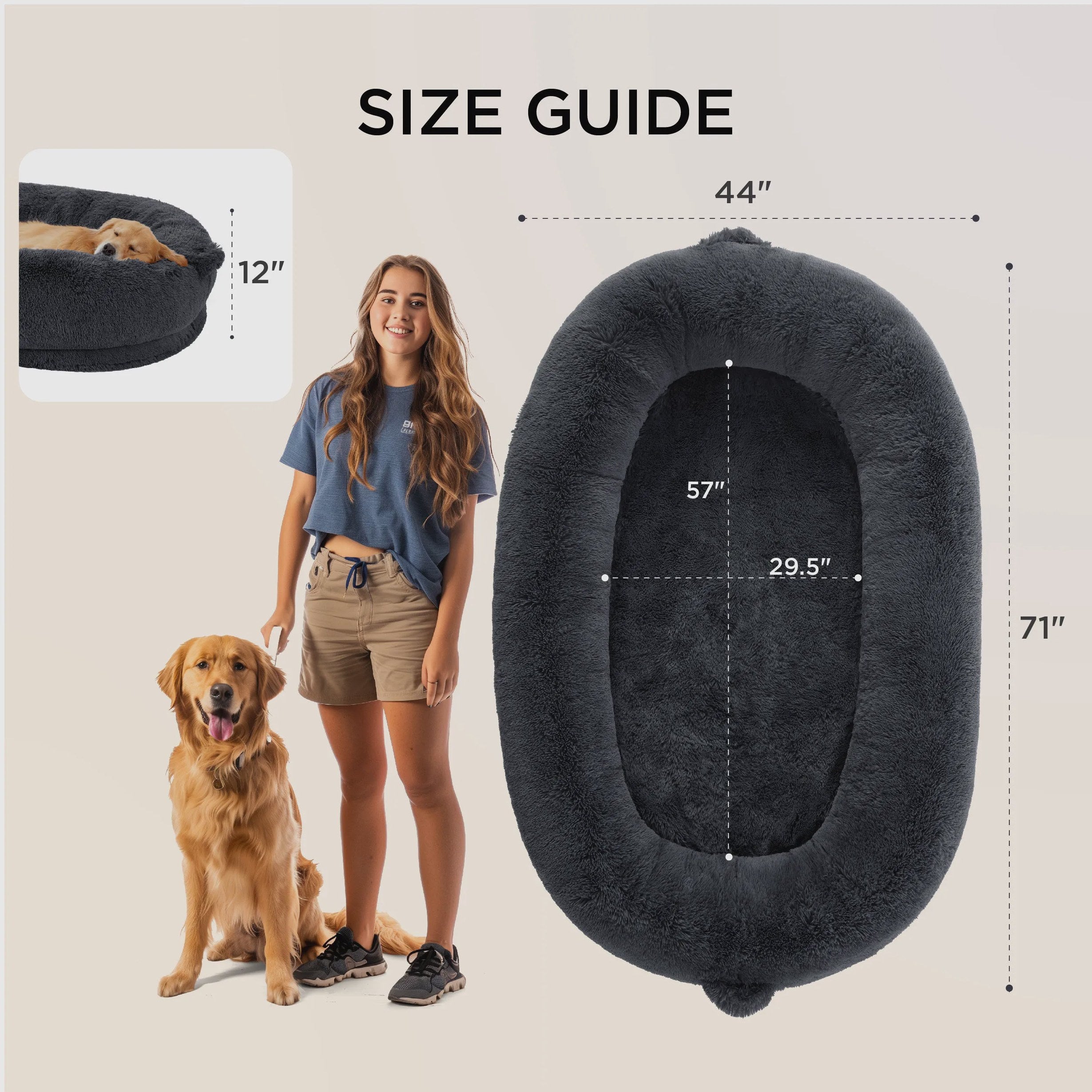 Human-Style Dog Bed