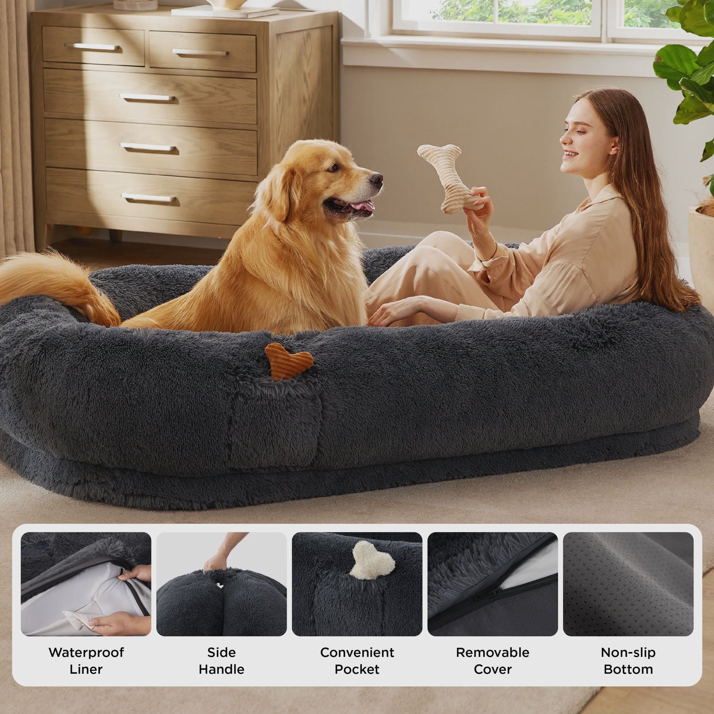 Human-Style Dog Bed