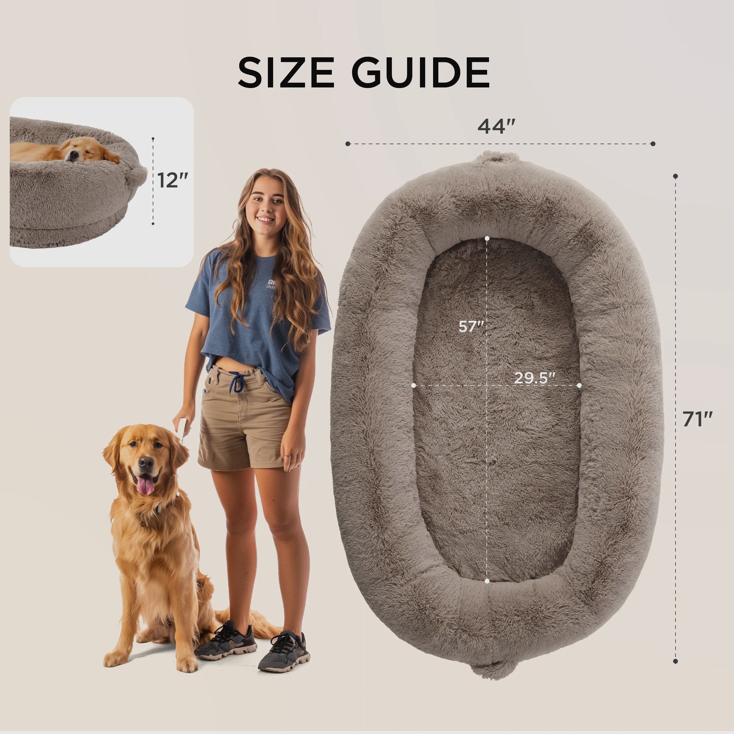 Human-Style Dog Bed