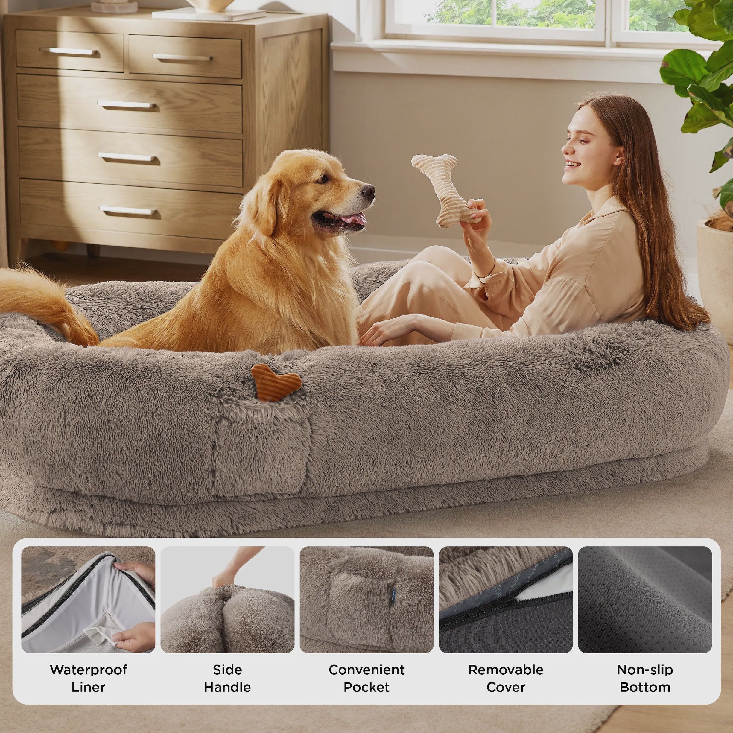 Human-Style Dog Bed
