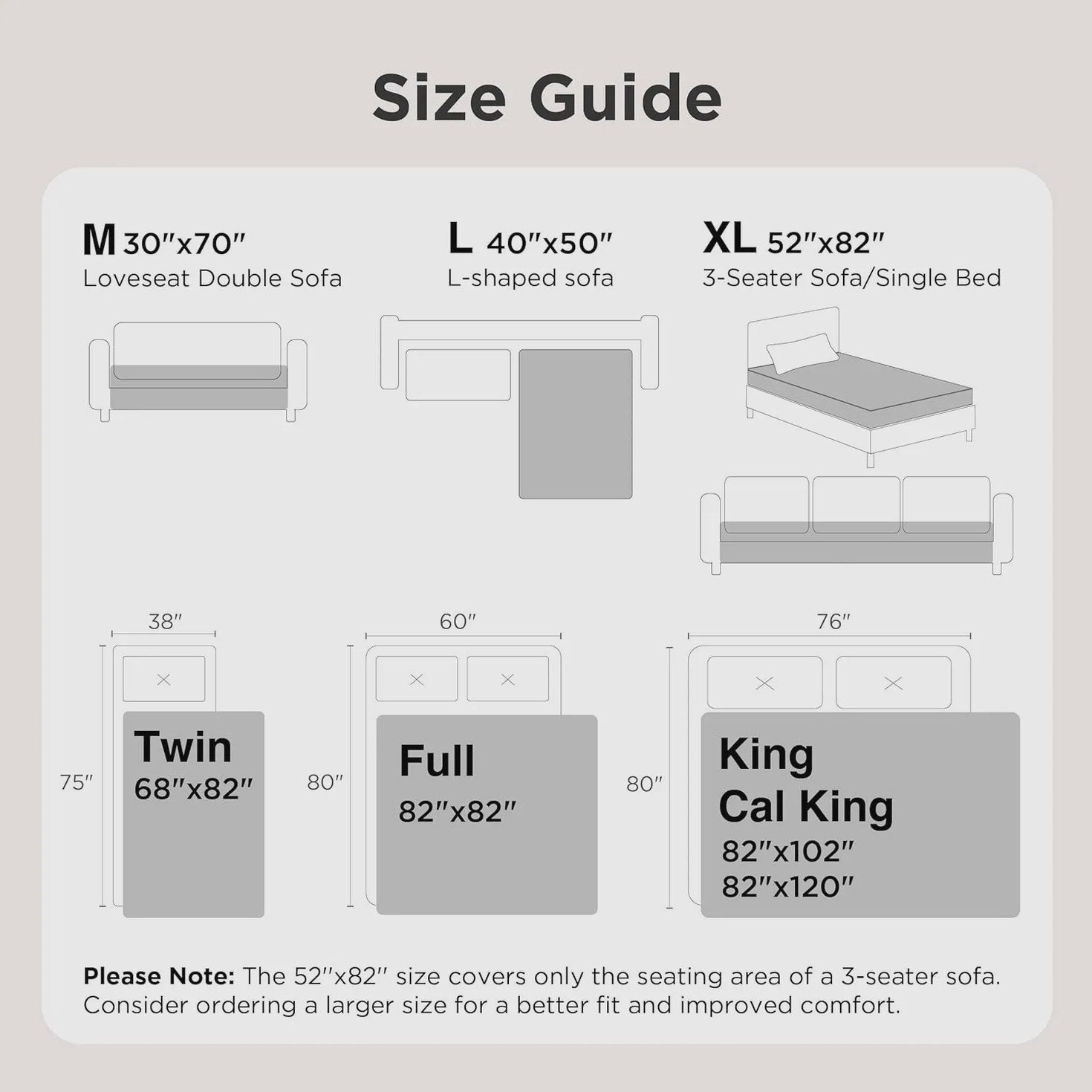 Lightweight Couch Cover for Pets