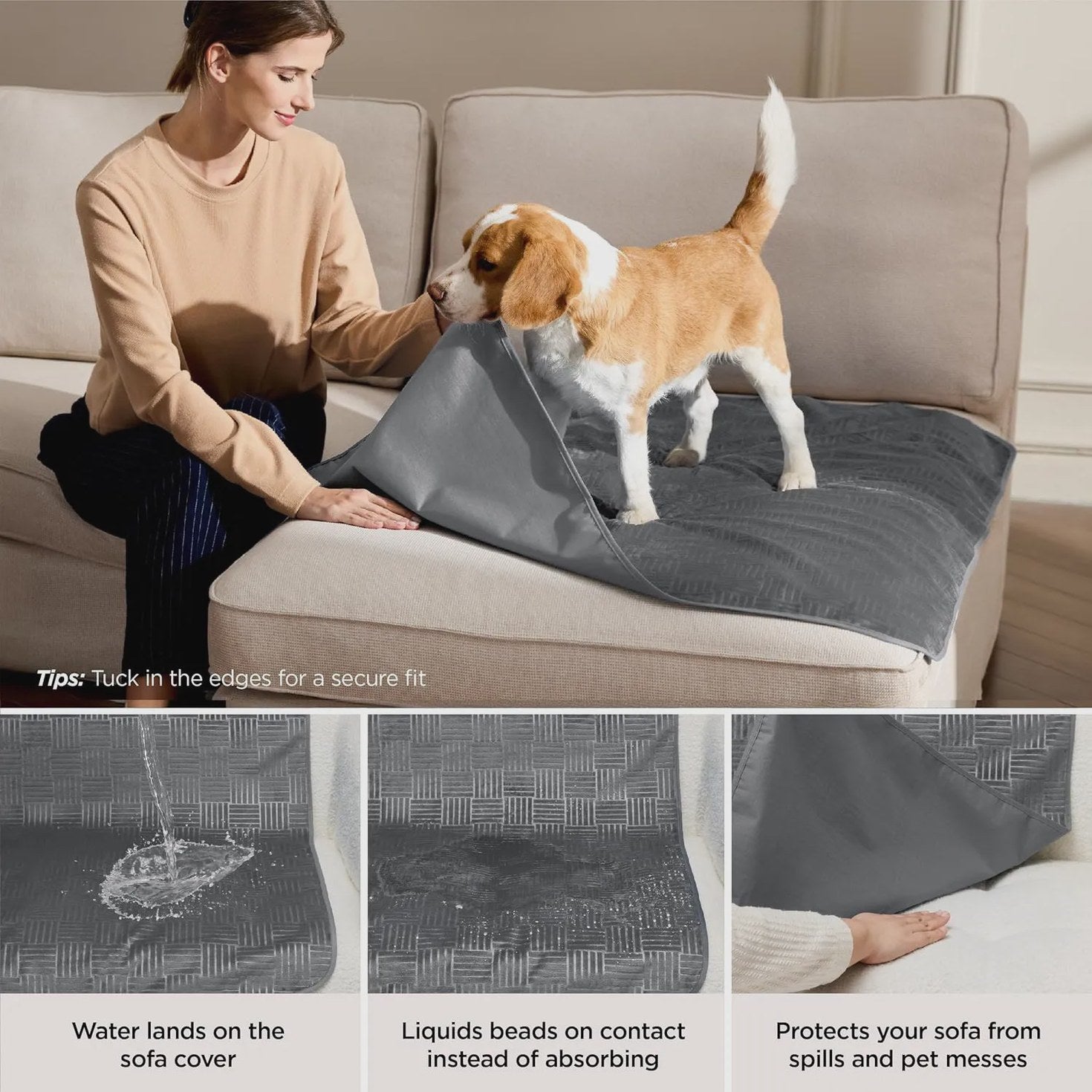 Lightweight Couch Cover for Pets