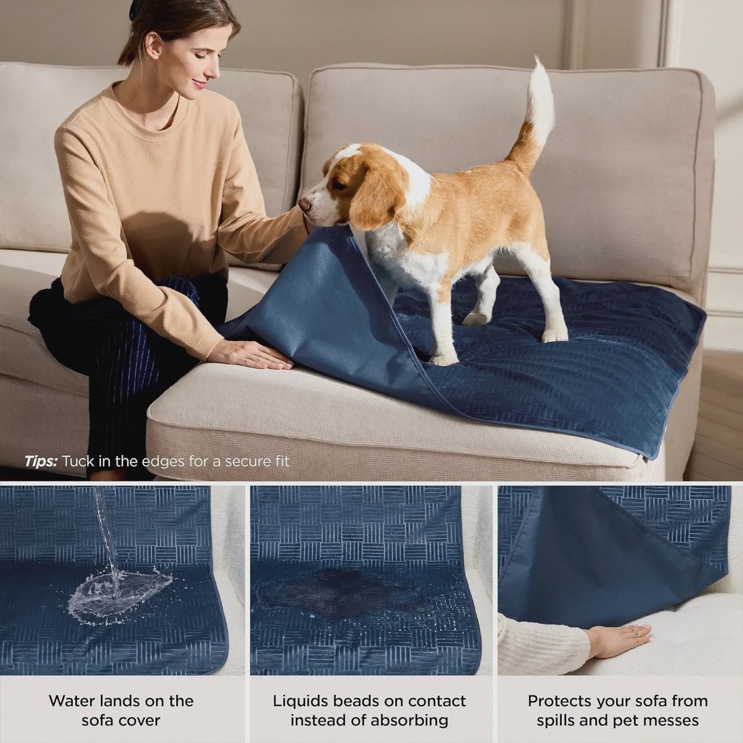 Lightweight Couch Cover for Pets