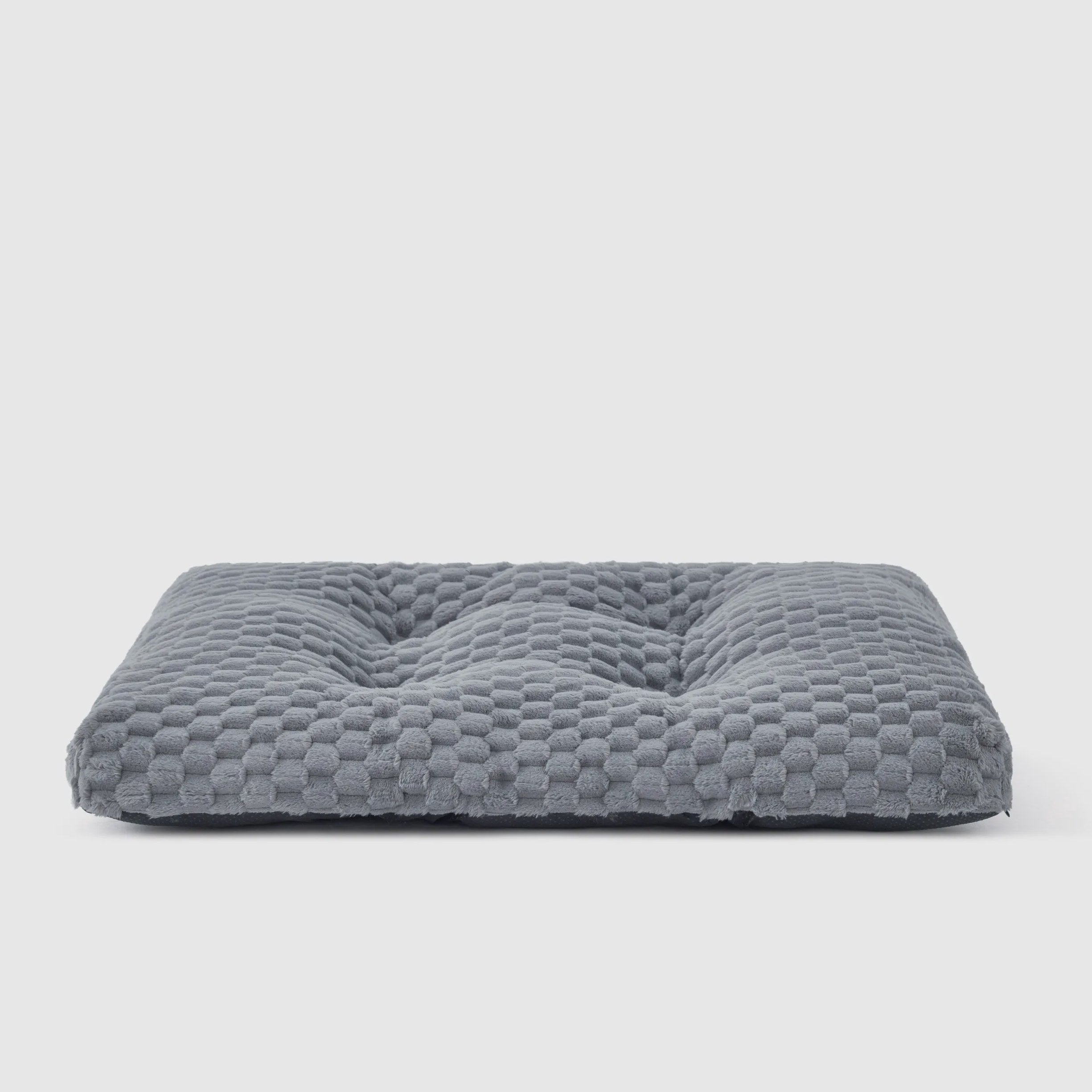 Plush Bubble Fleece Dog Bed