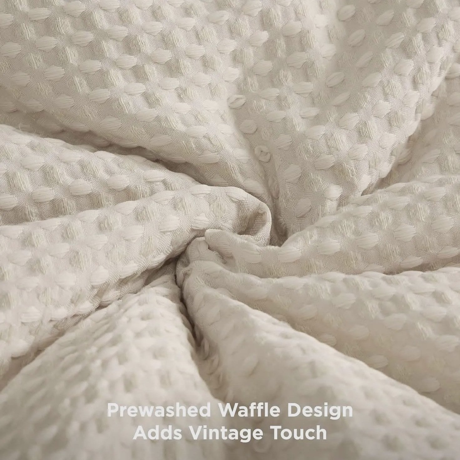 Classic Waffle Weave Comforter Set