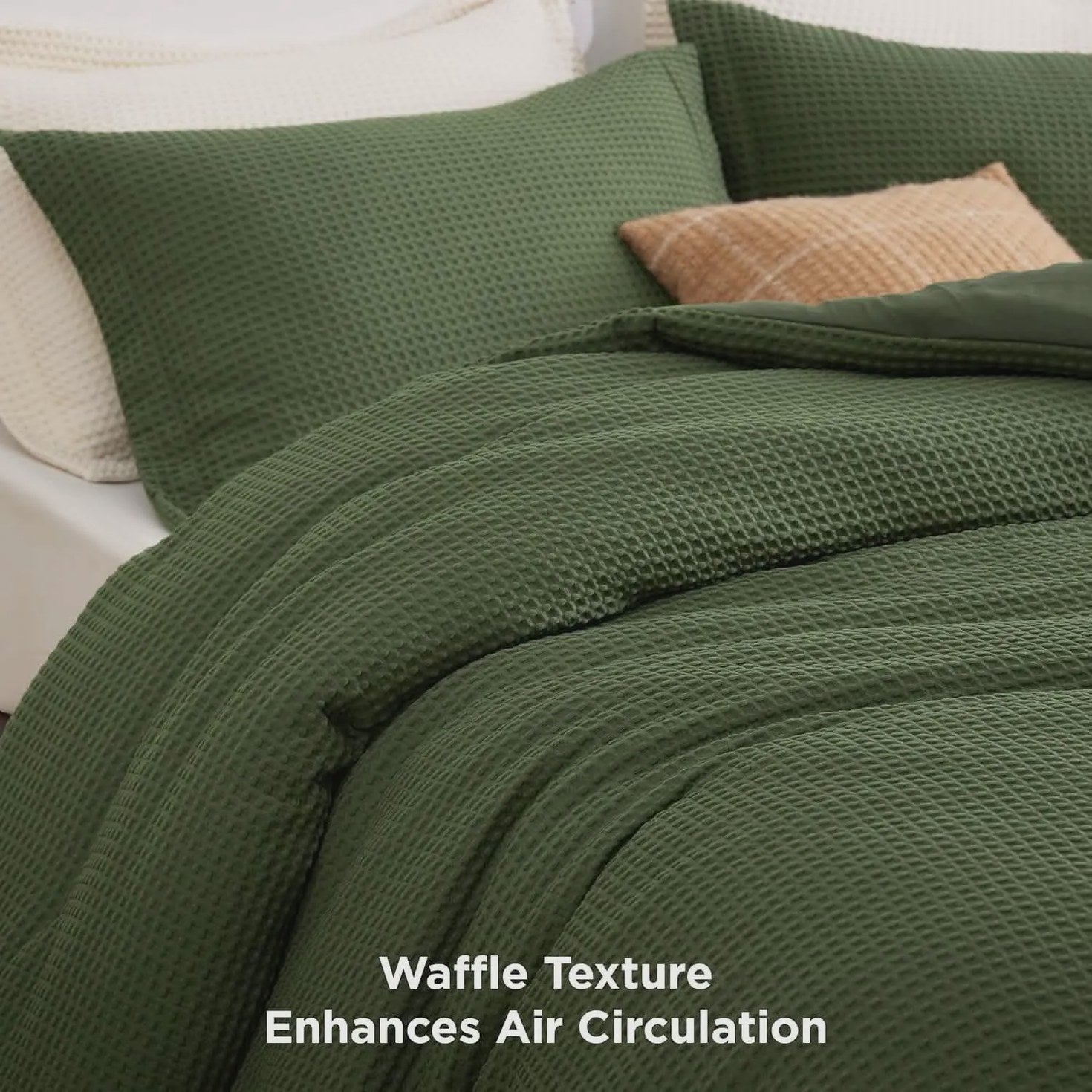 Classic Waffle Weave Comforter Set