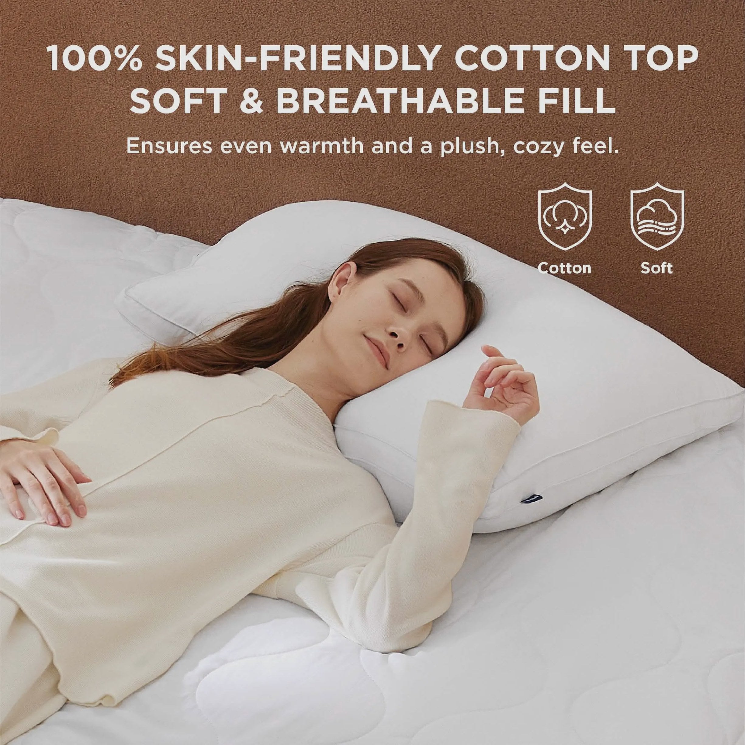 Waterproof Heated Mattress Pad with Cotton Cover