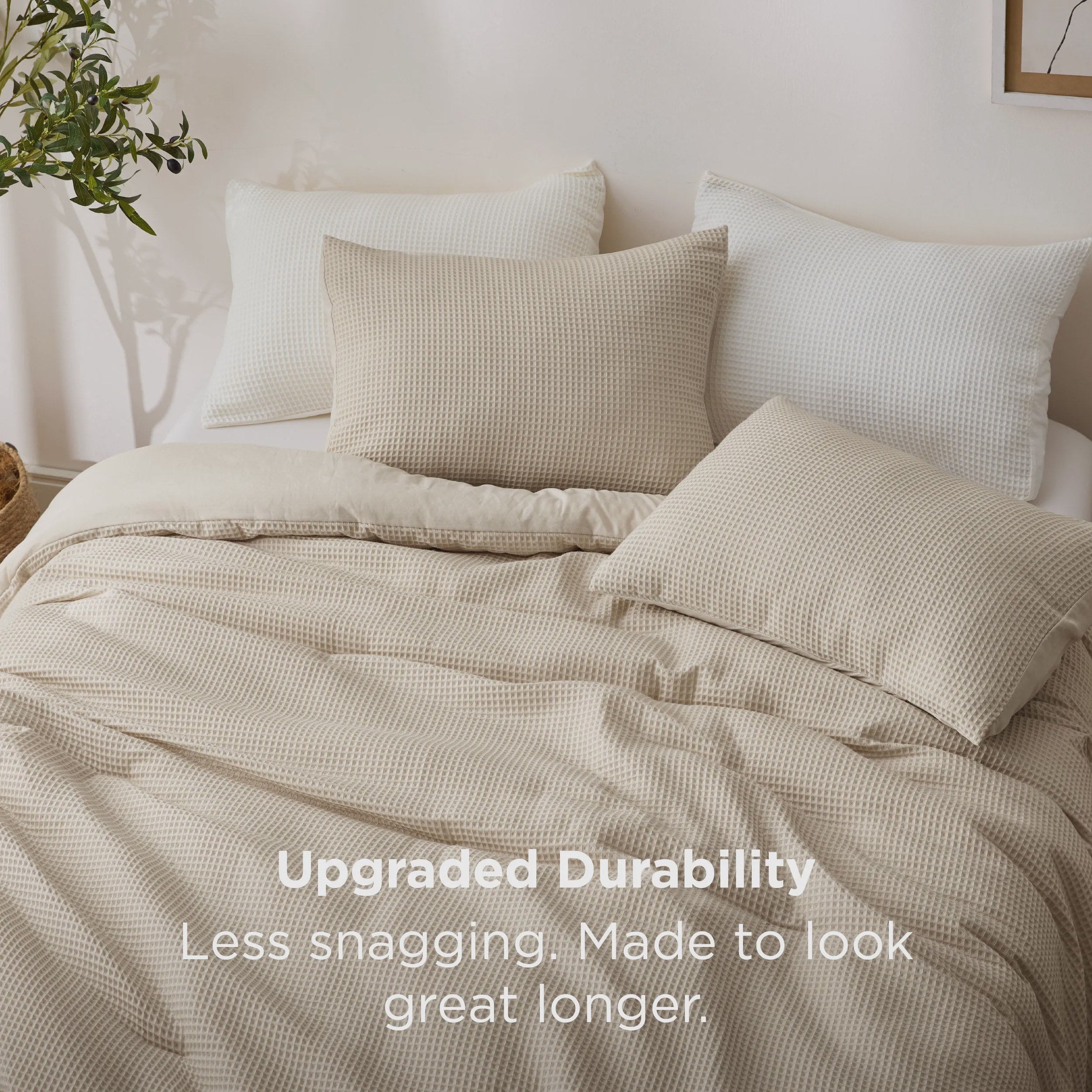 Classic Waffle Comforter Set