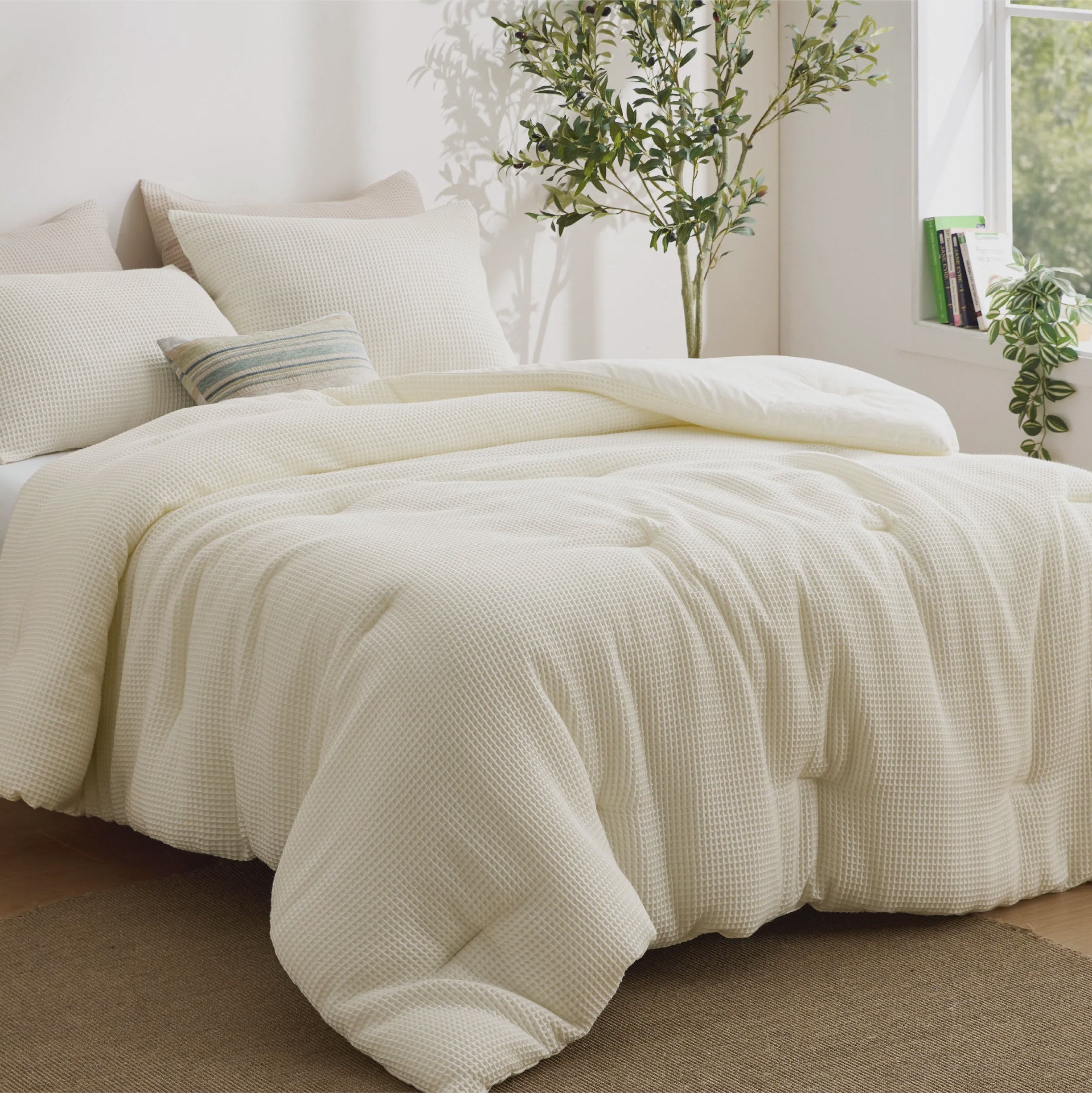Classic Waffle Comforter Set