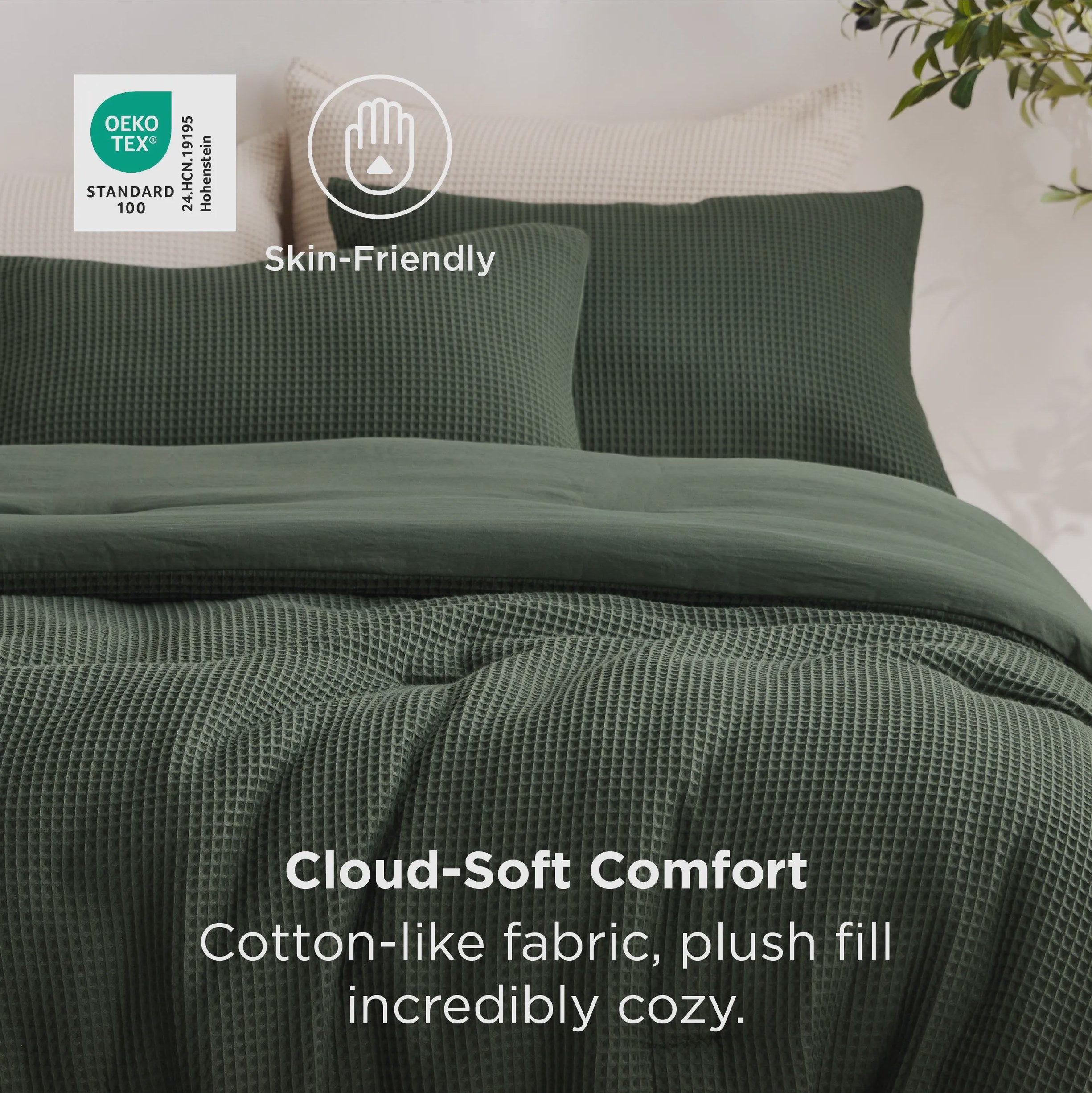 Classic Waffle Comforter Set