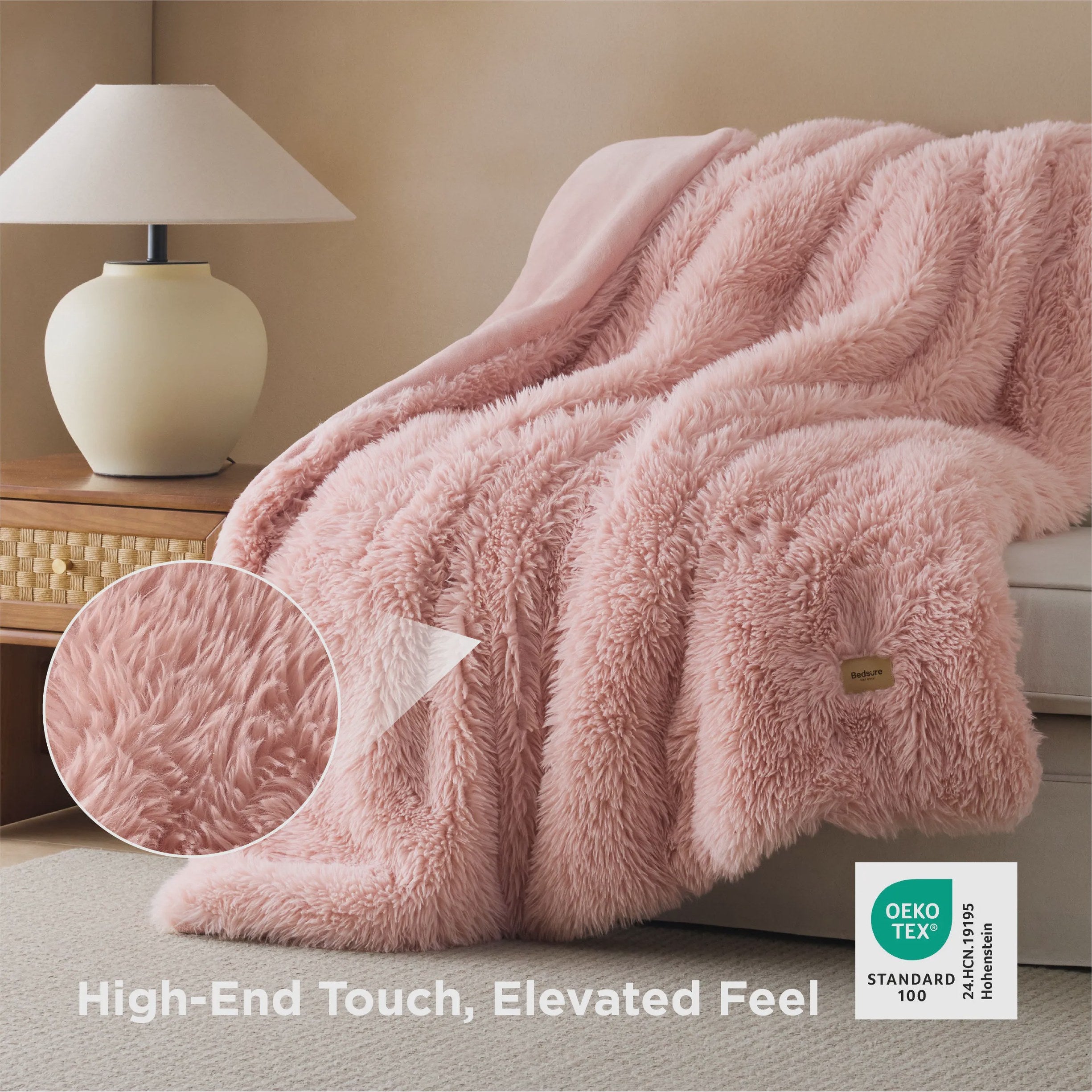 Luxurious Faux Fur Throw Blanket