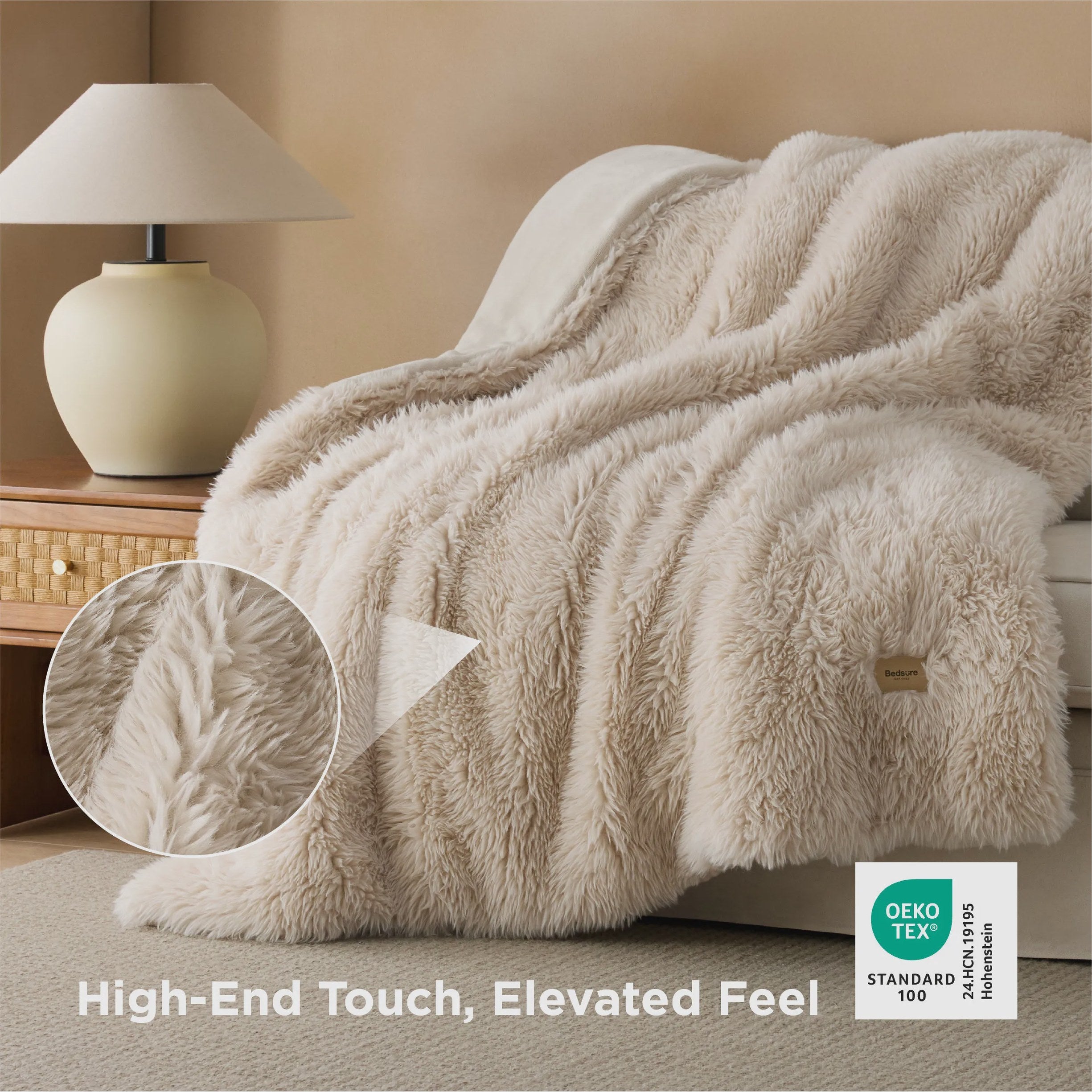 Luxurious Faux Fur Throw Blanket