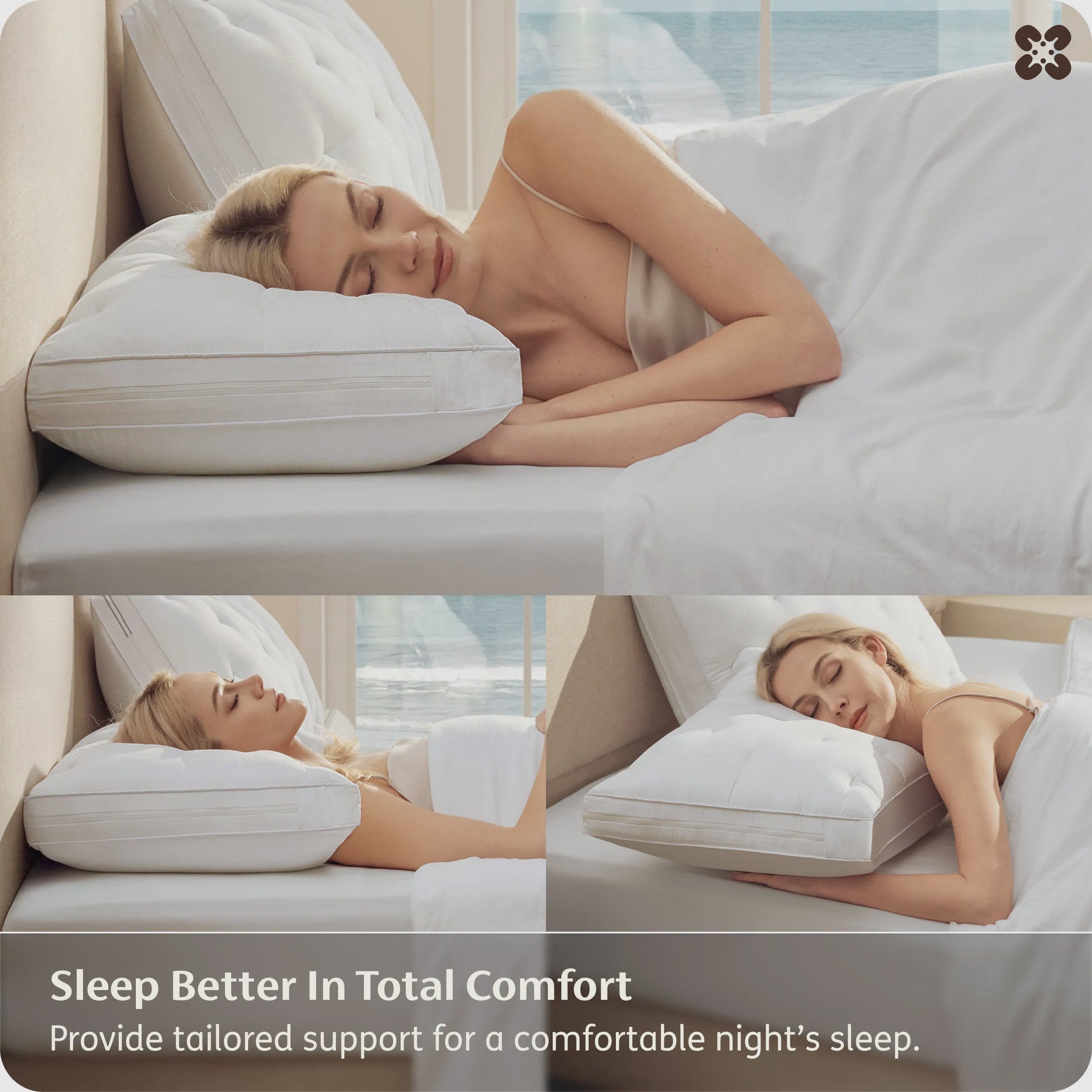 Adjustable Pillow for Side Sleepers