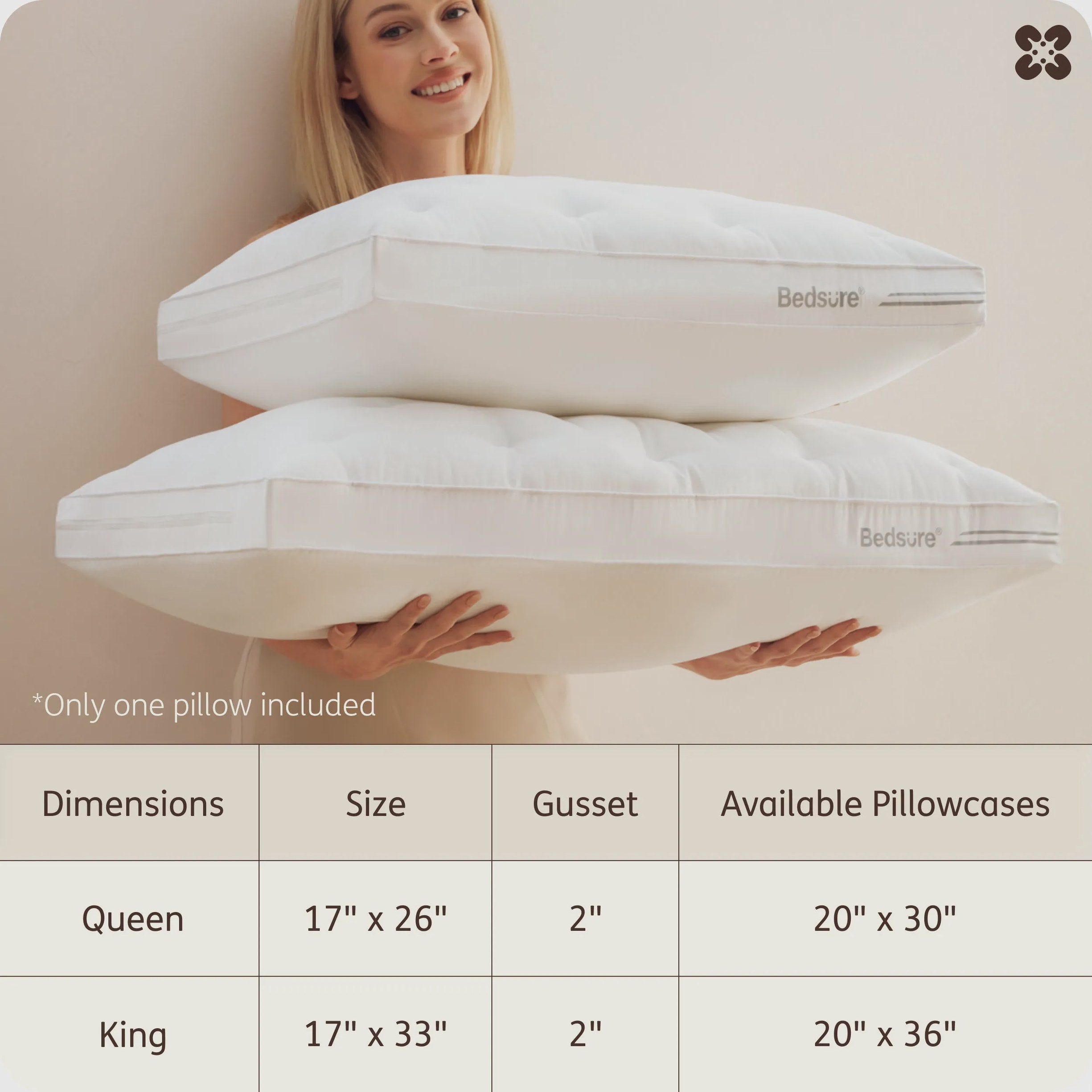 Adjustable Pillow for Side Sleepers