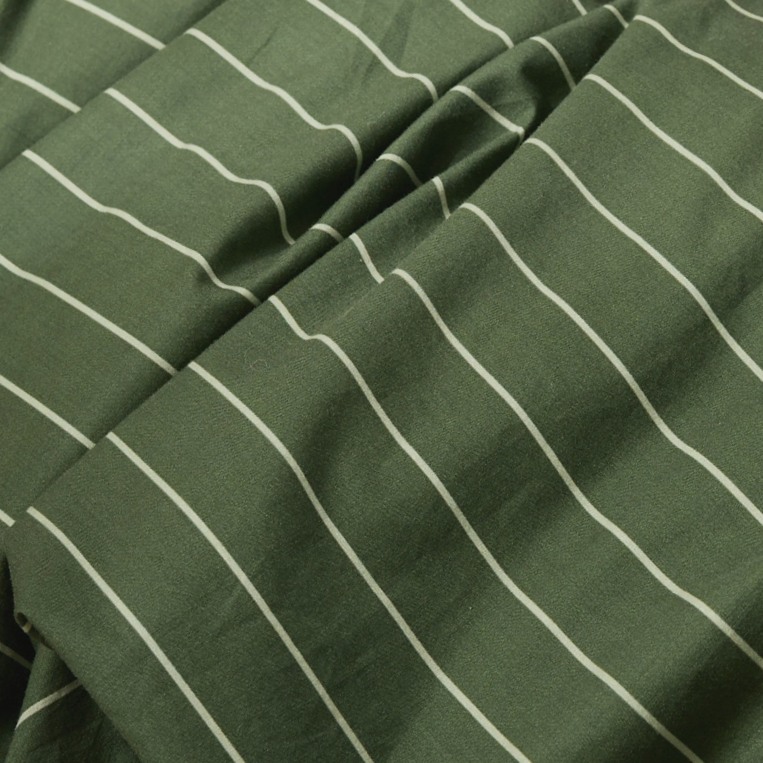 Striped Washed Cotton Duvet Cover Set